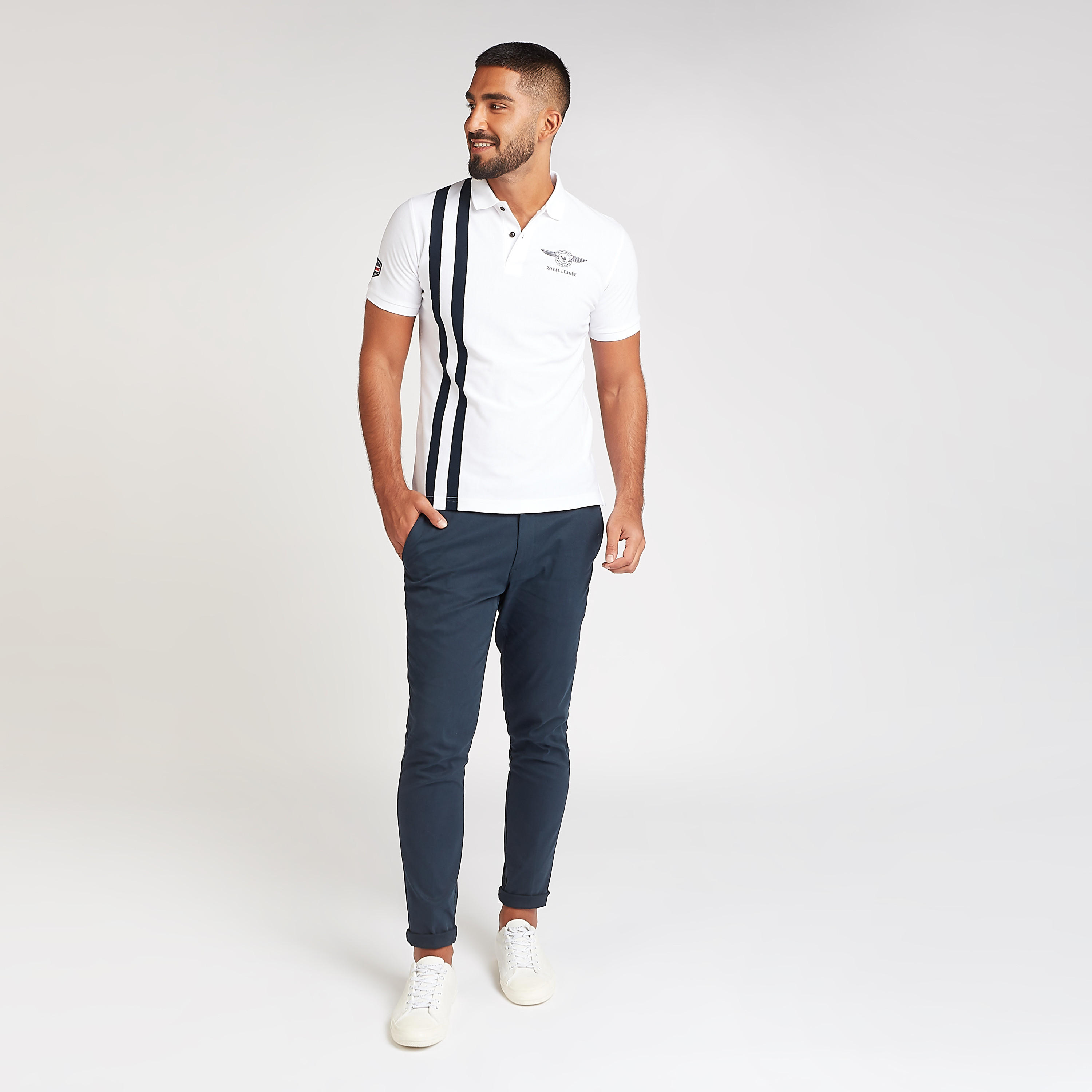تيشيرت مستدام سليم فيت بولو بأكمام قصيرة-men-clothing-tshirtsandpolos-polos-image-2