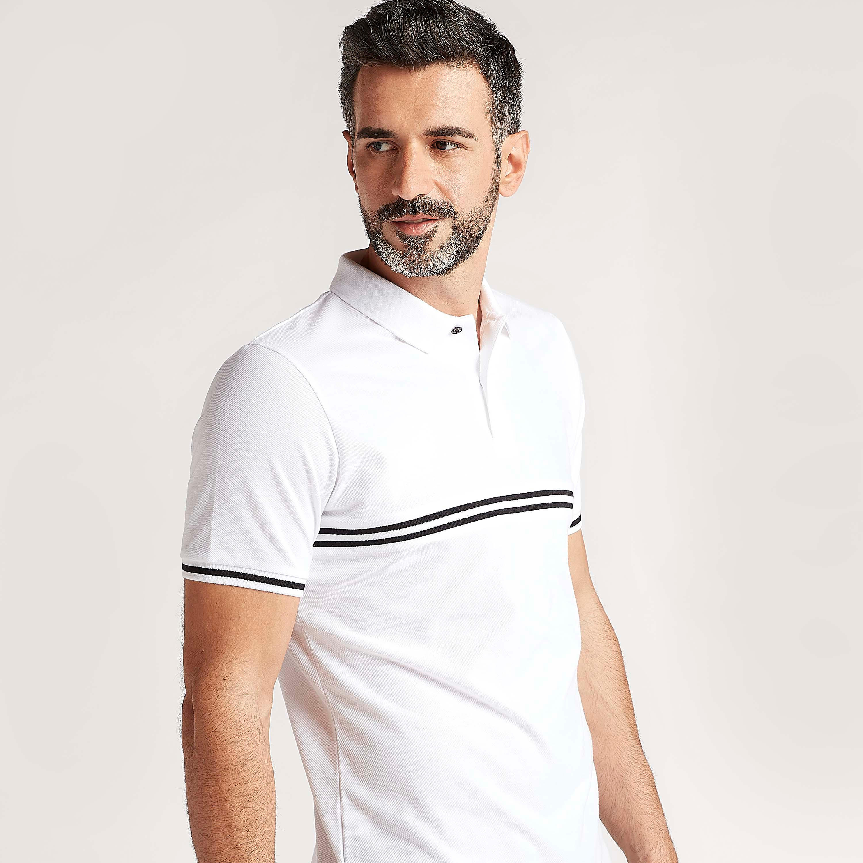 تيشيرت بولو سليم فيت بأكمام قصيرة-men-clothing-tshirtsandpolos-polos-image-1