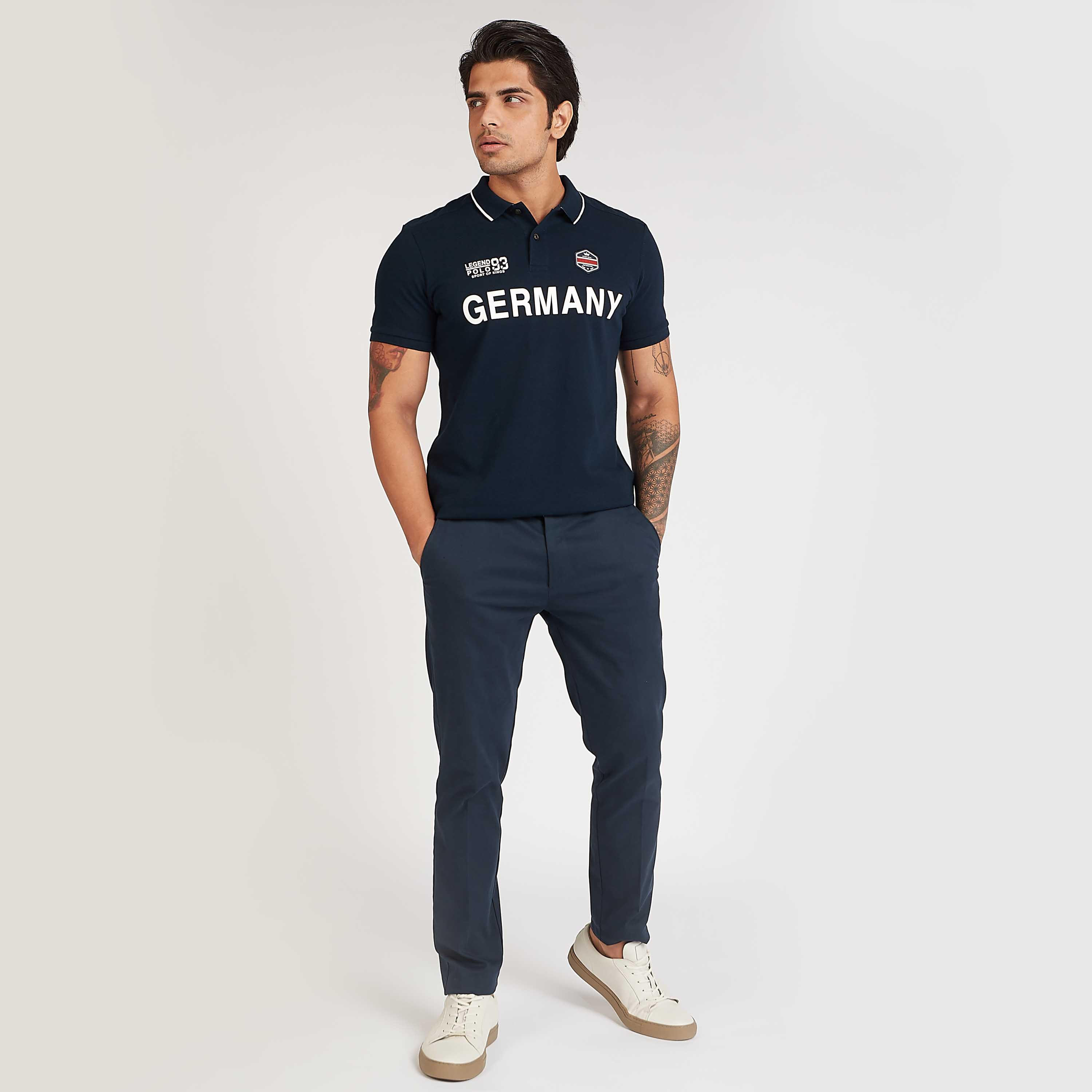 تيشيرت مستدام سليم بولو بأكمام قصيرة وبطبعات-men-clothing-tshirtsandpolos-polos-image-2