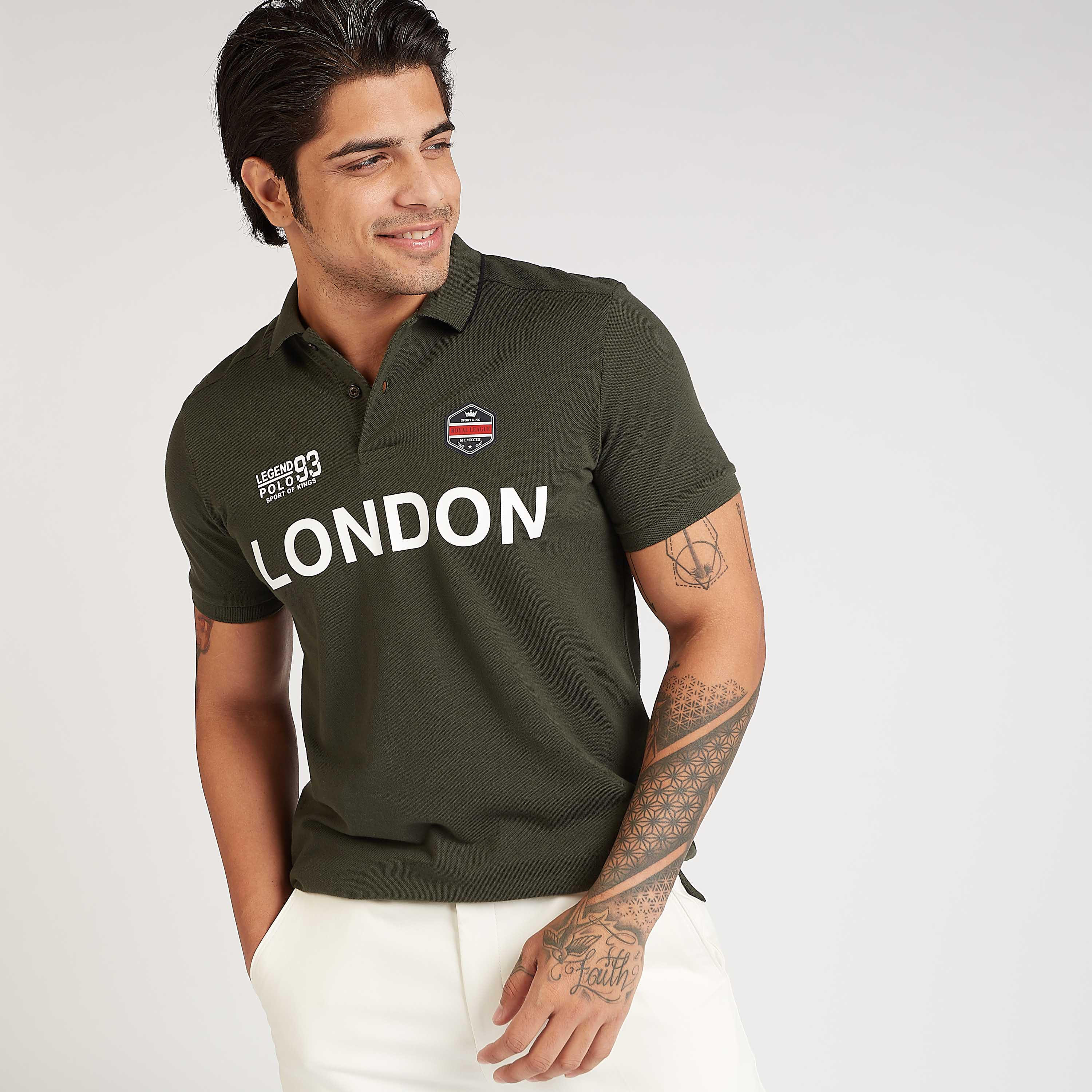 تيشيرت مستدام سليم بأكمام قصيرة و طبعات-men-clothing-tshirtsandpolos-polos-image-1