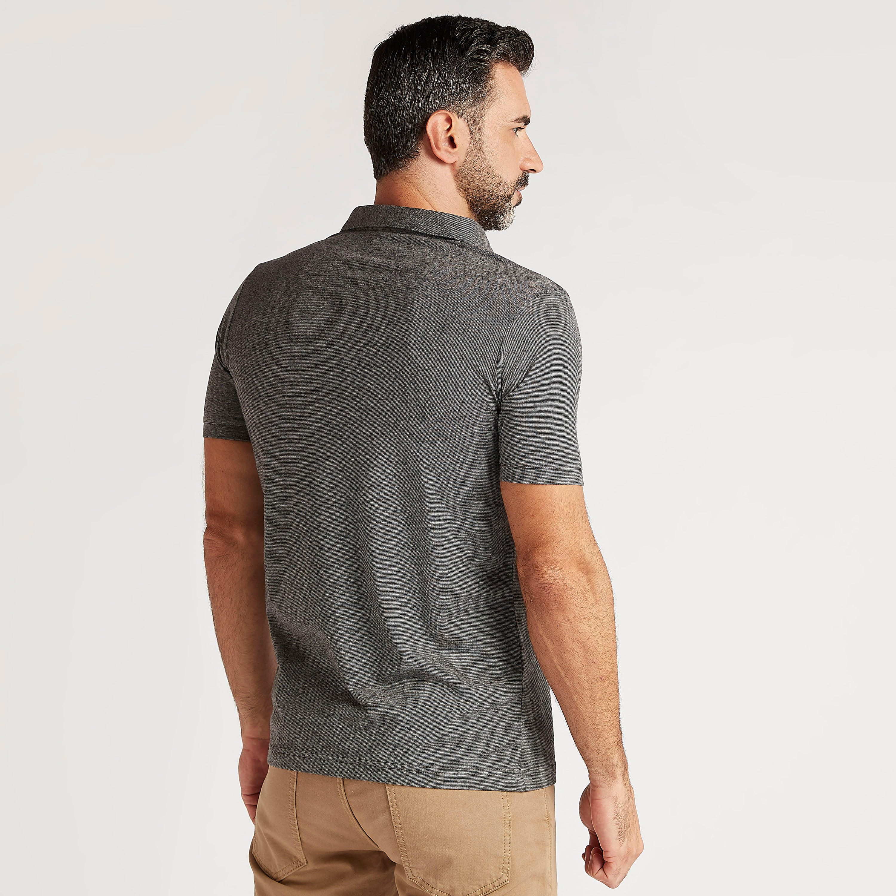 تيشيرت بولو سادة بأكمام قصيرة-men-clothing-tshirtsandpolos-polos-image-1