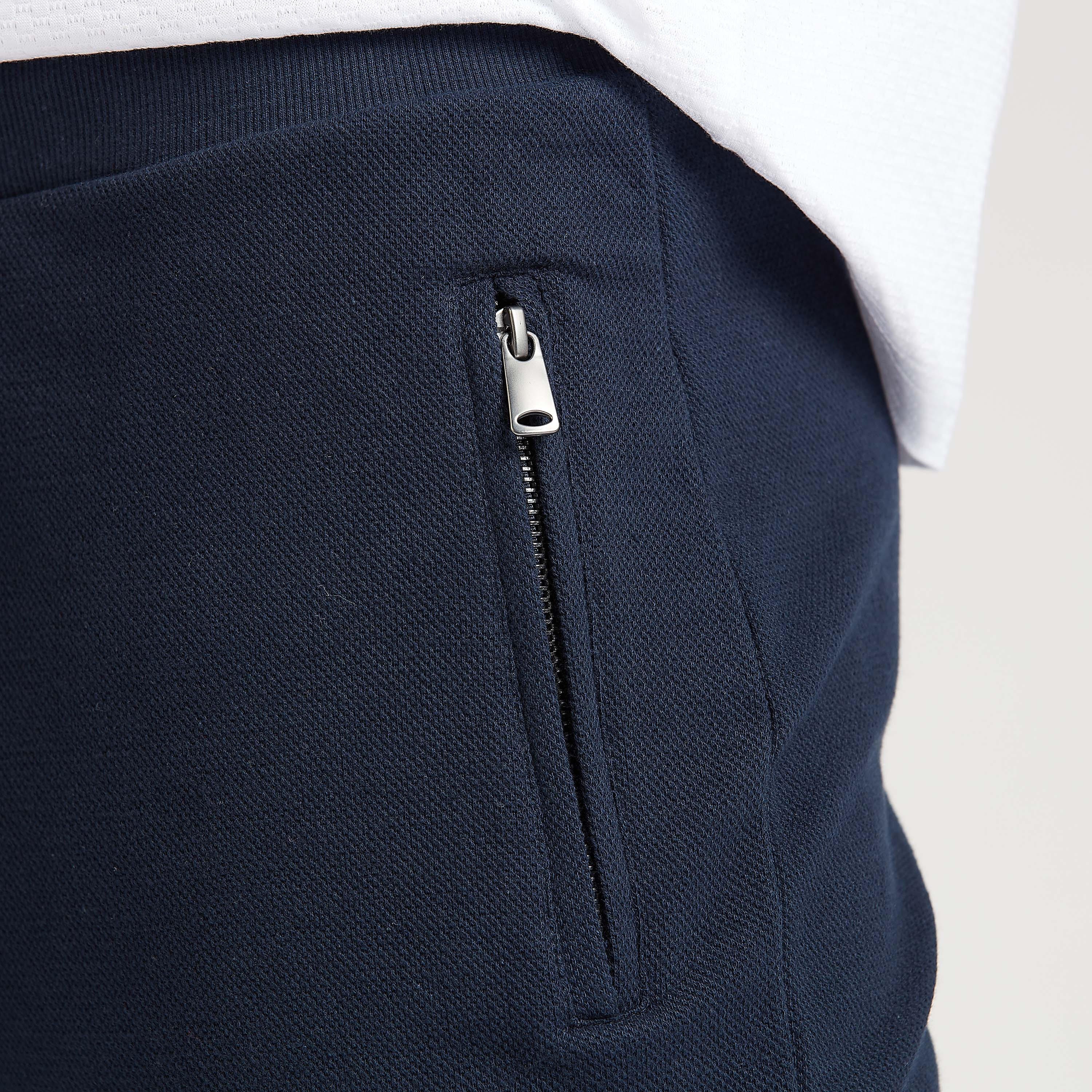 Textured Jog Pants with Pocket Detail and Drawstring Closure-men-clothing-bottoms-joggers-image-5