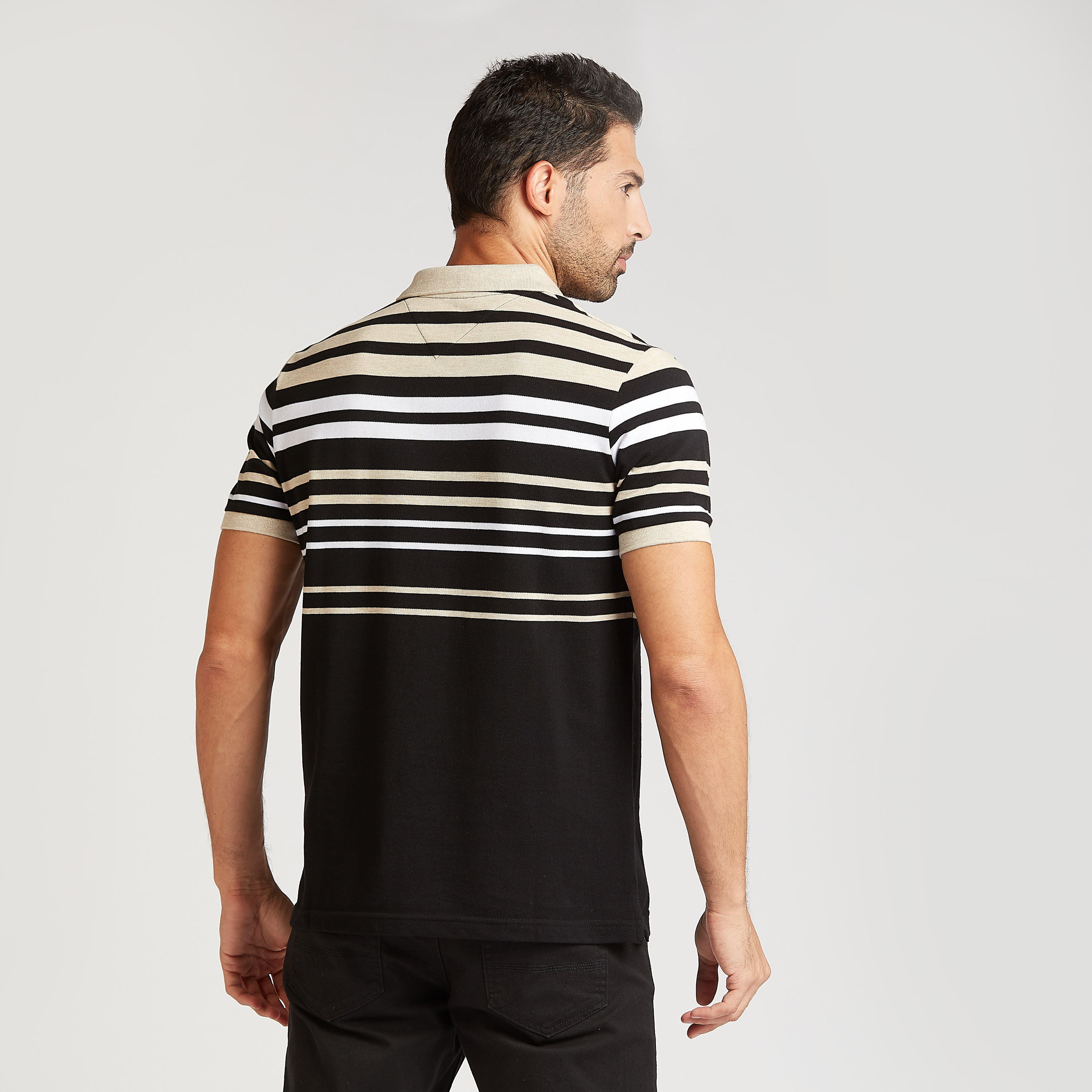 تيشيرت بولو مخطط بأكمام قصيرة-men-clothing-tshirtsandpolos-polos-image-3