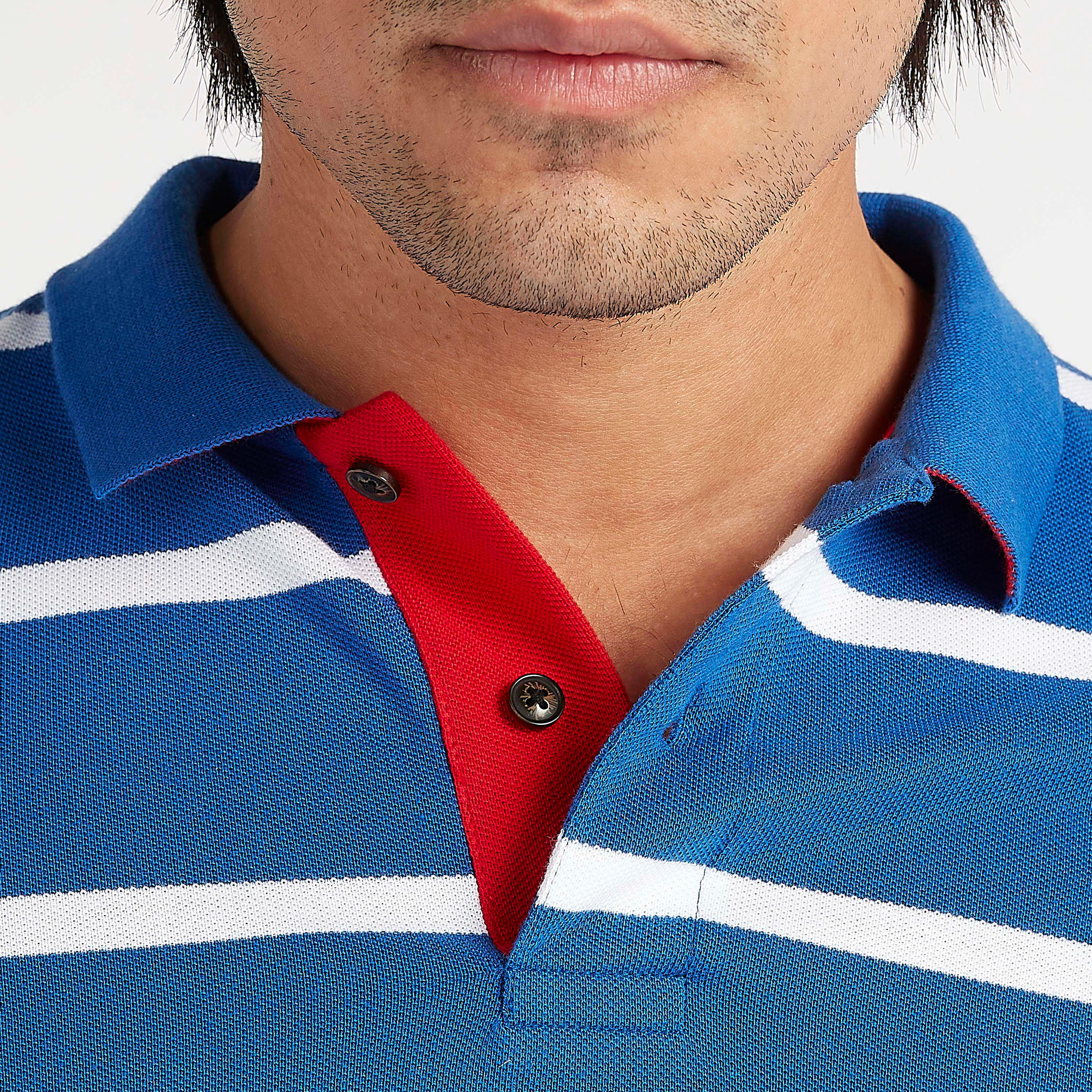 تيشيرت بولو مخطط بأكمام قصيرة-men-clothing-tshirtsandpolos-polos-image-3