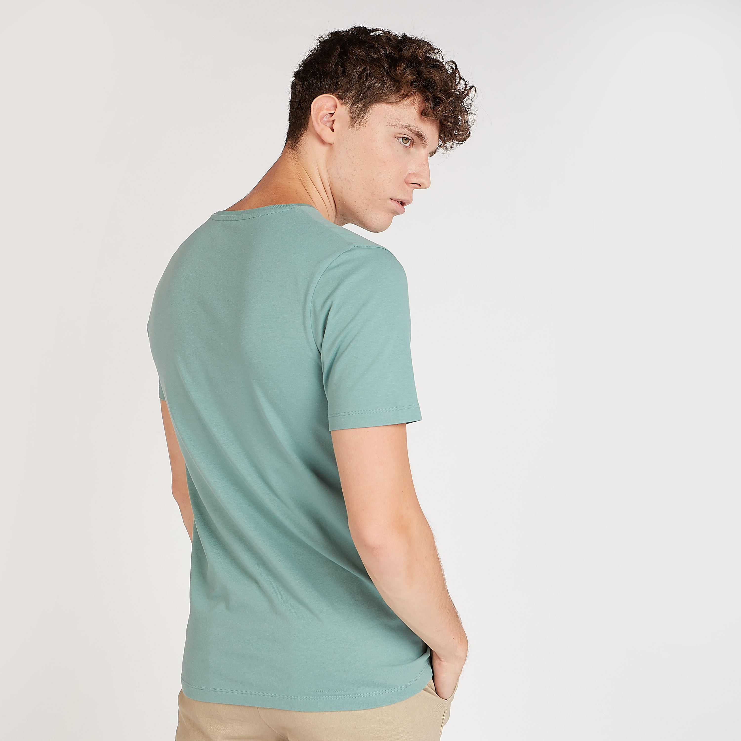 تيشيرت مستدام بارز الملمس بياقة ضيّقة وأكمام قصيرة-men-clothing-tshirtsandpolos-tshirts-image-4