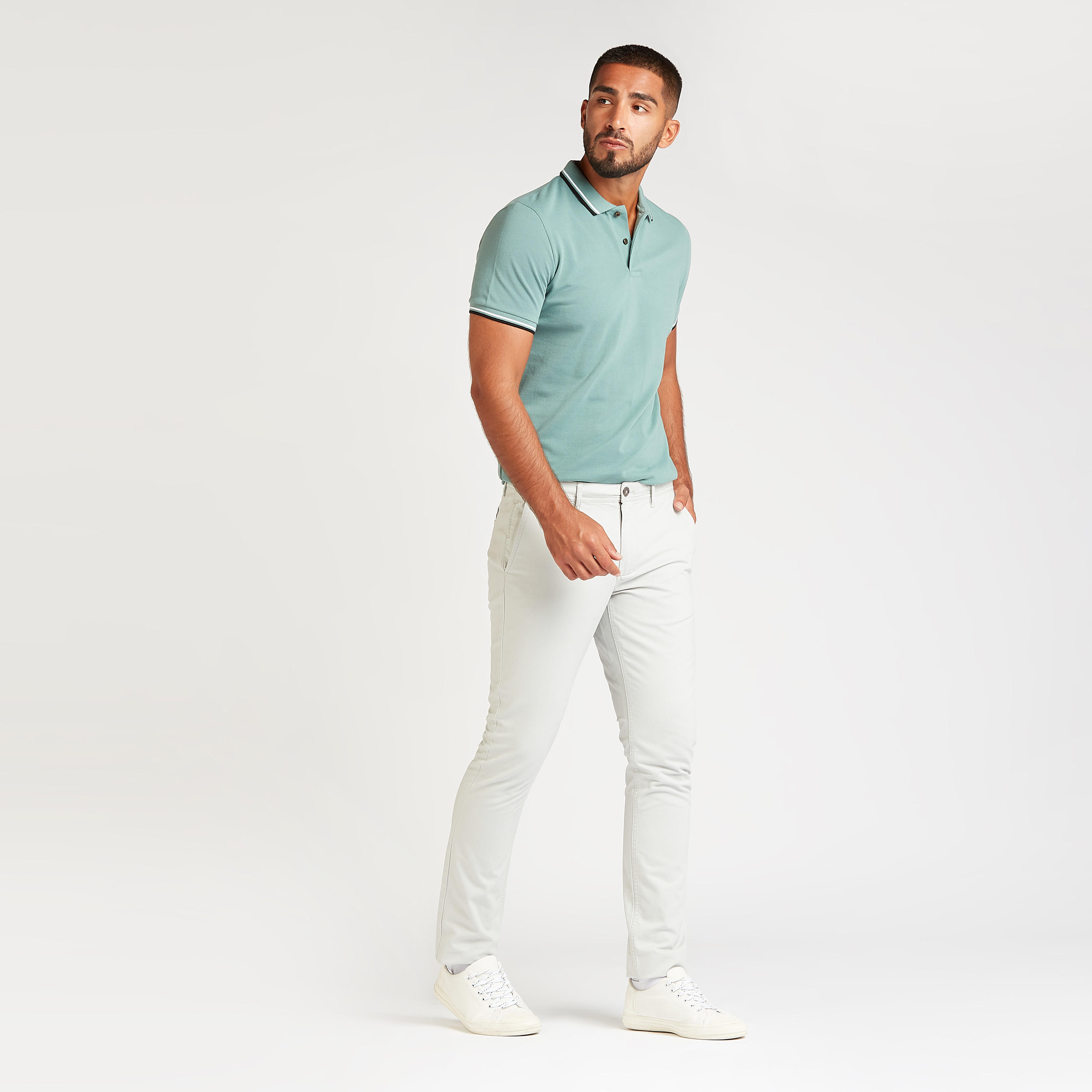 تيشيرت بولو مستدام بارز الملمس بأكمام قصيرة-men-clothing-tshirtsandpolos-polos-image-5