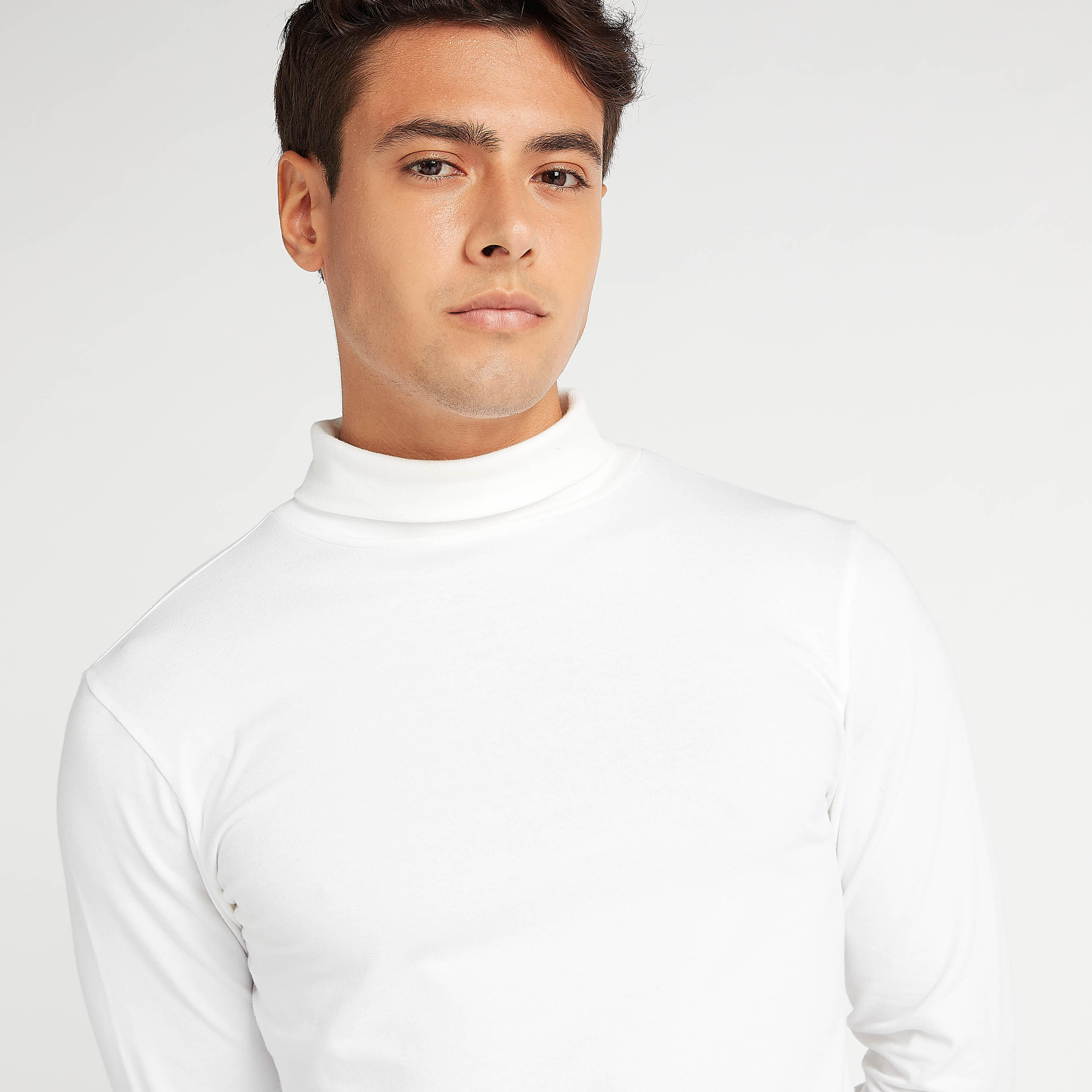 Sustainable Plain Turtle Neck T-shirt with Long Sleeves-men-clothing-tshirtsandpolos-tshirts-image-5