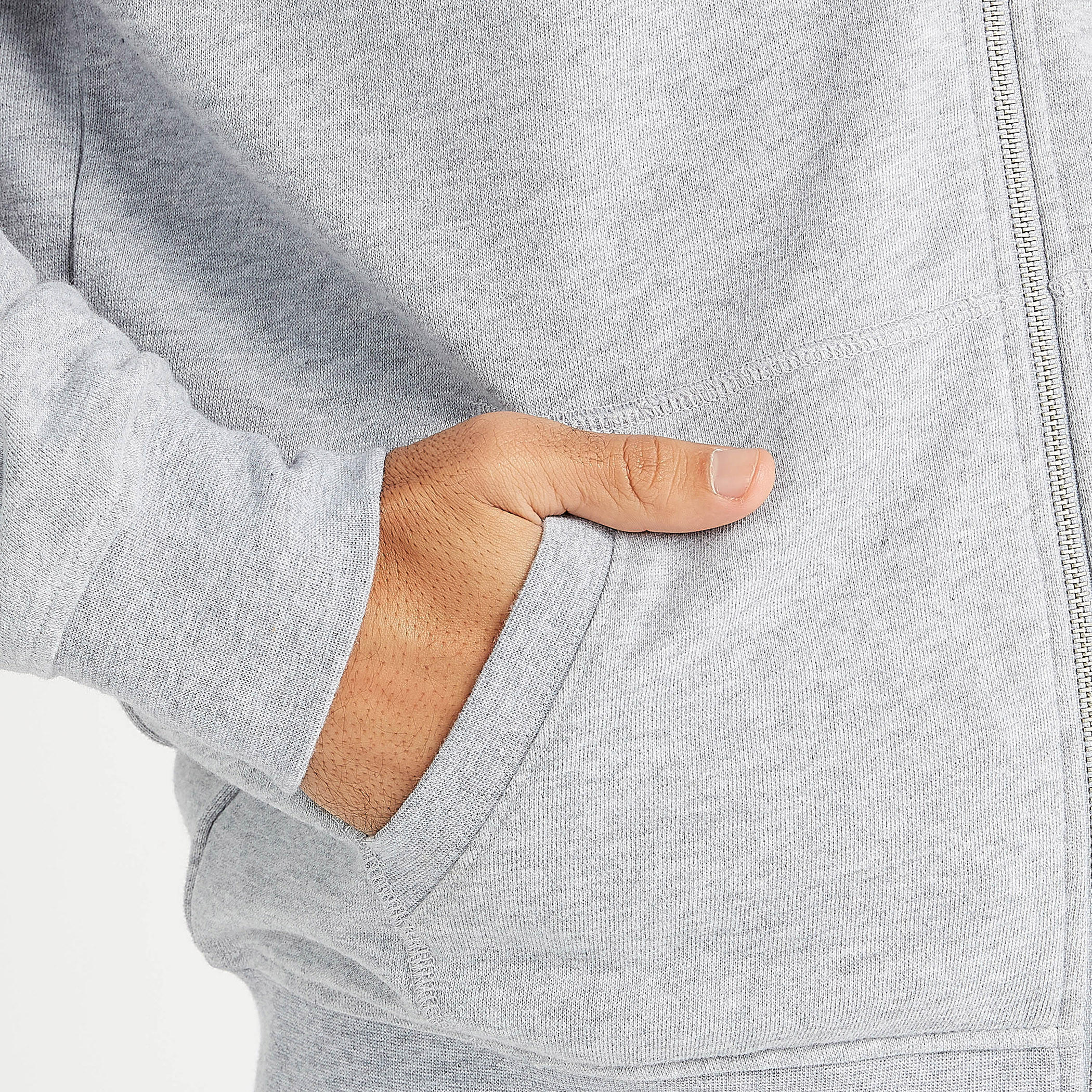 جاكيت مستدام خفيف سادة بسحّاب مع أكمام طويلة وقبّعة-men-clothing-jacketsandblazers-jackets-image-4