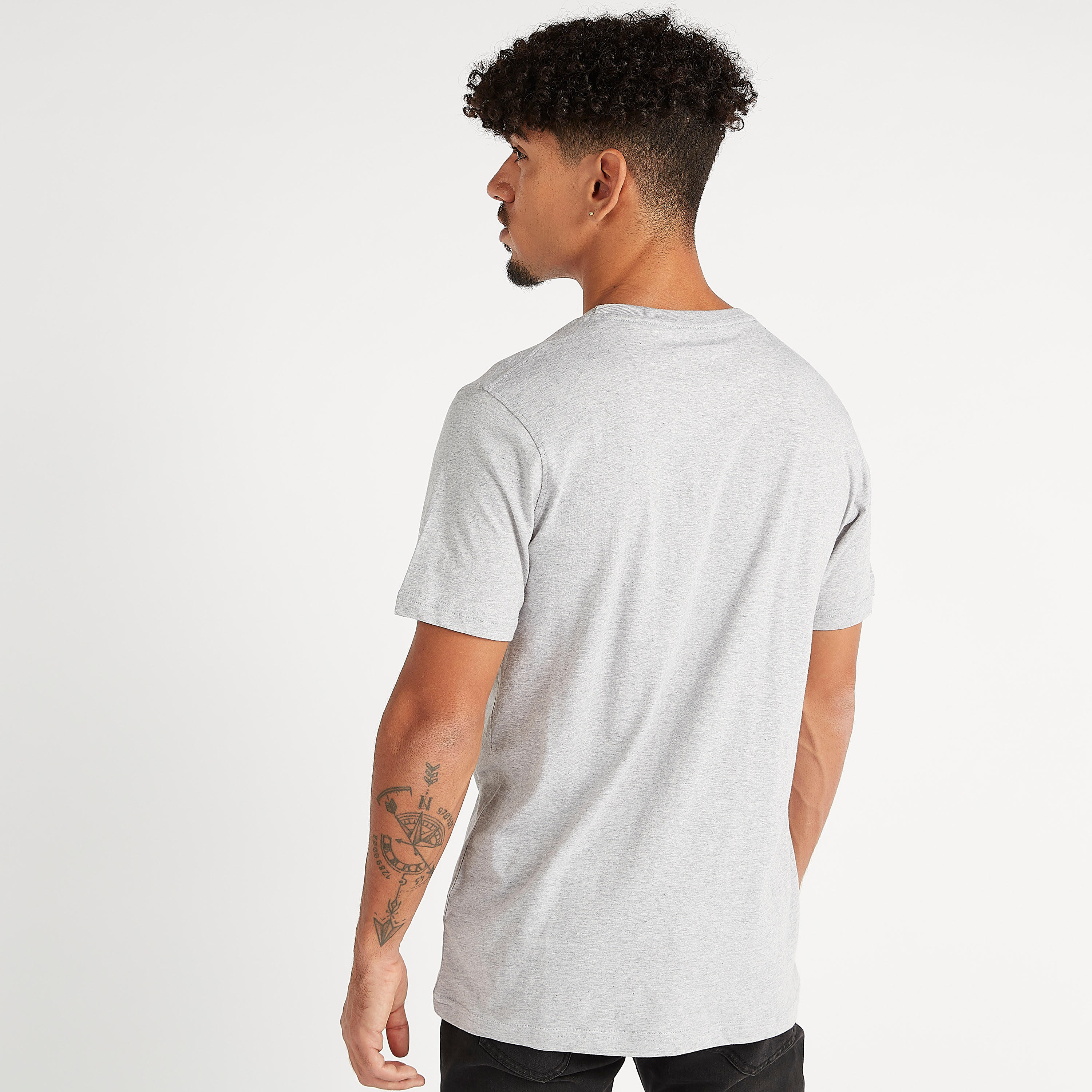 Slogan Print Crew Neck T-shirt with Short Sleeves-men-clothing-tshirtsandpolos-tshirts-image-2