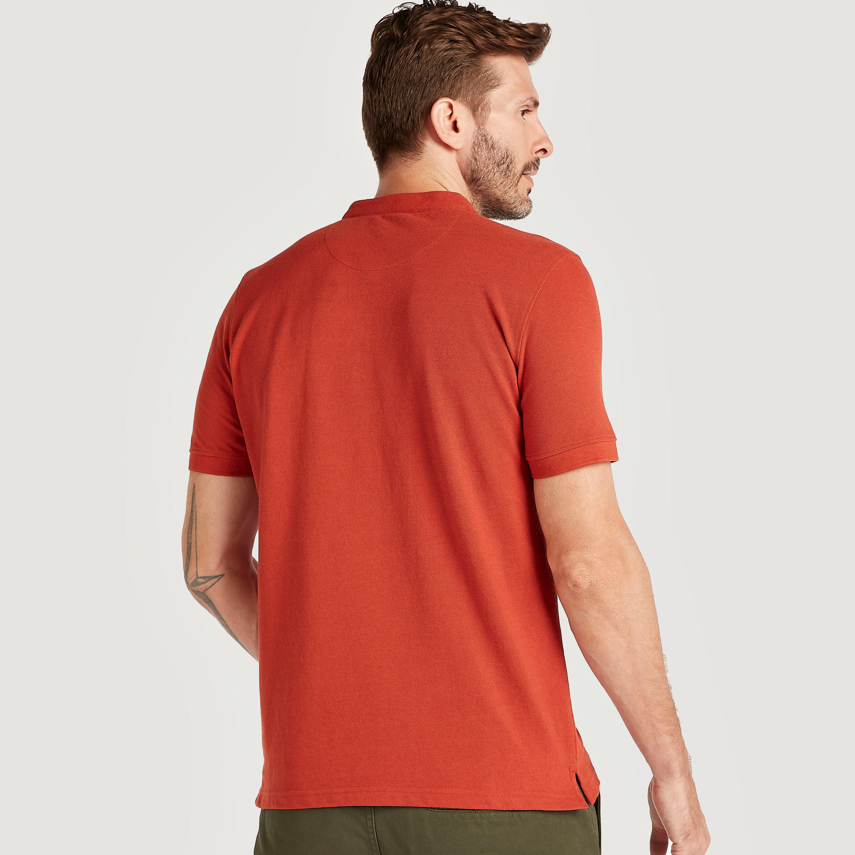 Solid T-shirt with Henley Collar and Short Sleeves-men-clothing-tshirtsandpolos-tshirts-image-4