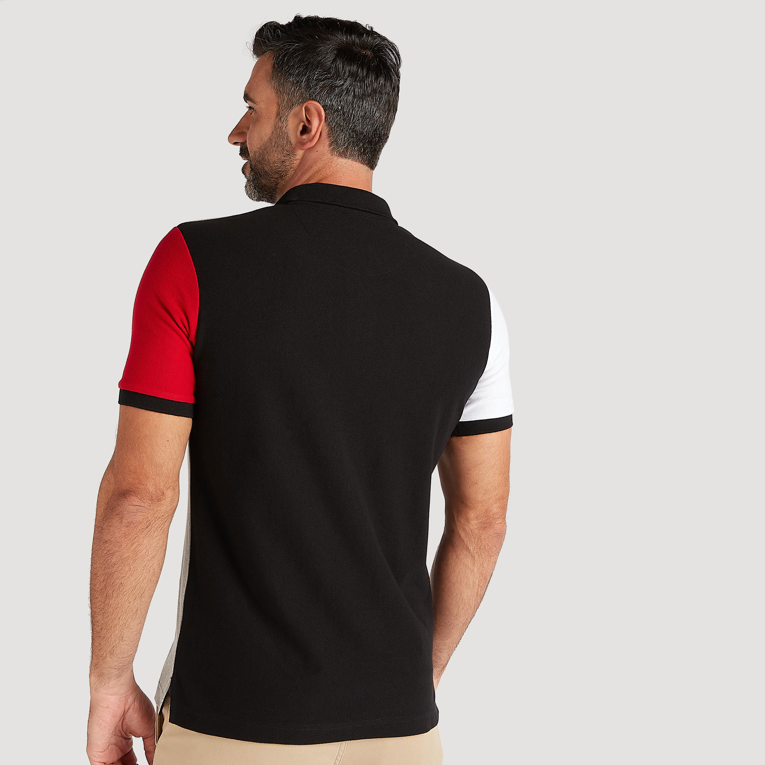 تيشيرت مطرّز بياقة عاديّة وأكمام قصيرة-men-clothing-tshirtsandpolos-polos-image-4