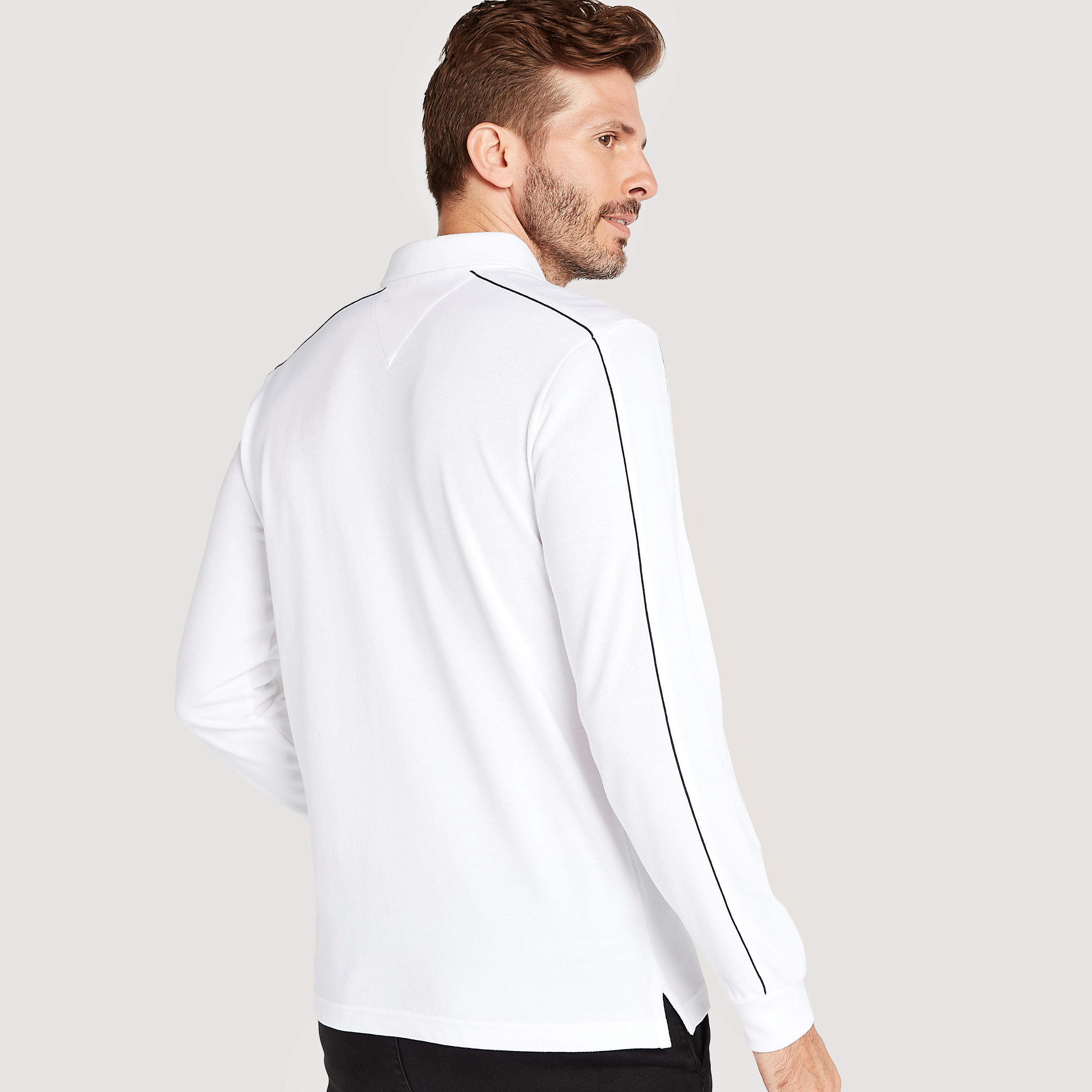 تيشيرت بولو سادة بأكمام طويلة-men-clothing-tshirtsandpolos-polos-image-3