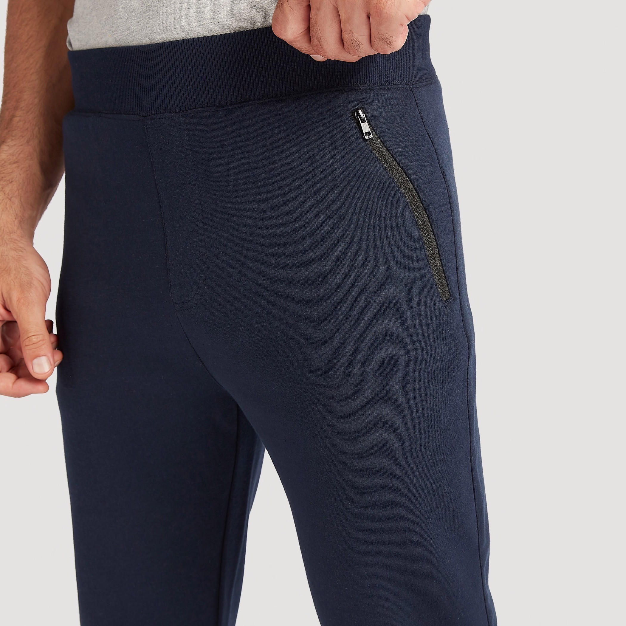 Solid Joggers with Elasticised Waistband and Pockets-men-clothing-bottoms-joggers-image-3
