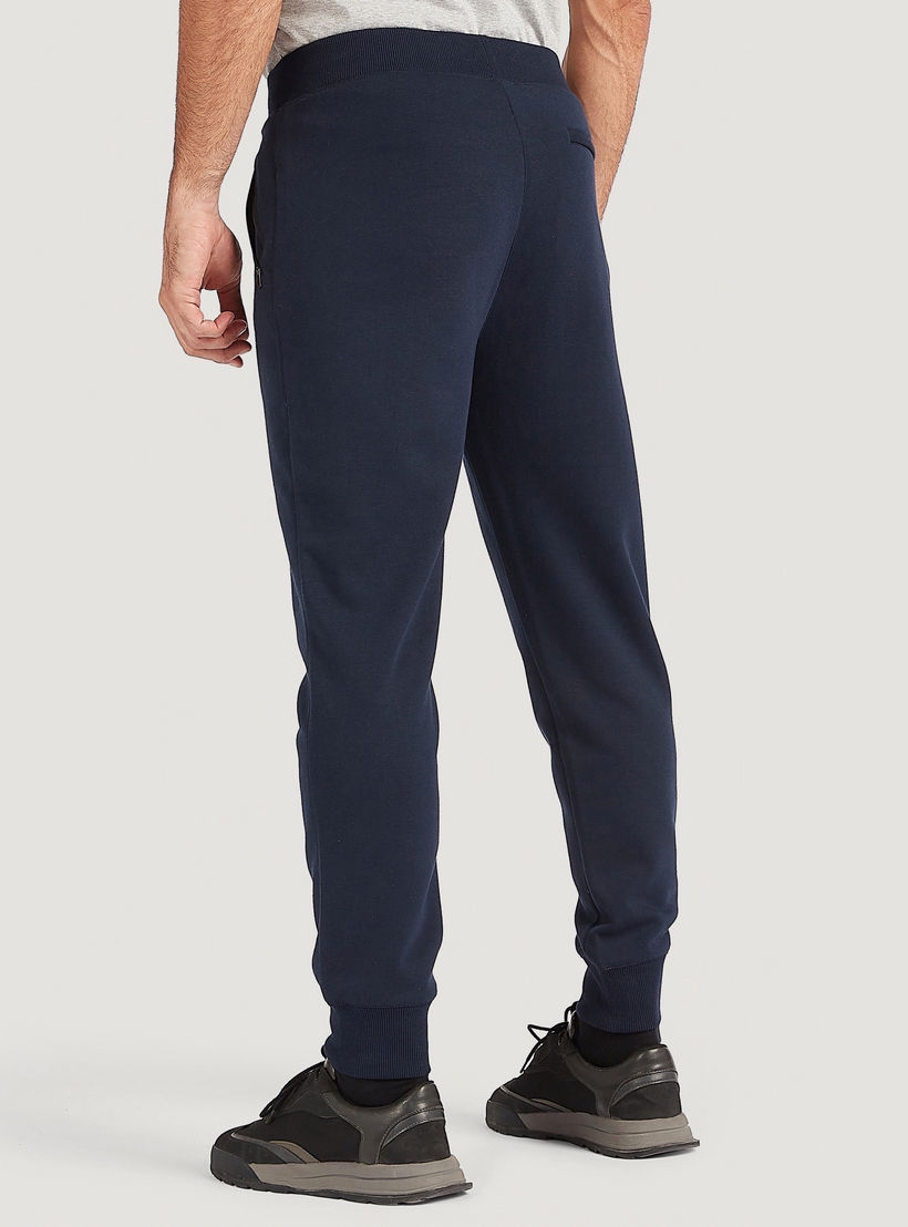 Solid Joggers with Elasticised Waistband and Pockets-men-clothing-bottoms-joggers-image-4
