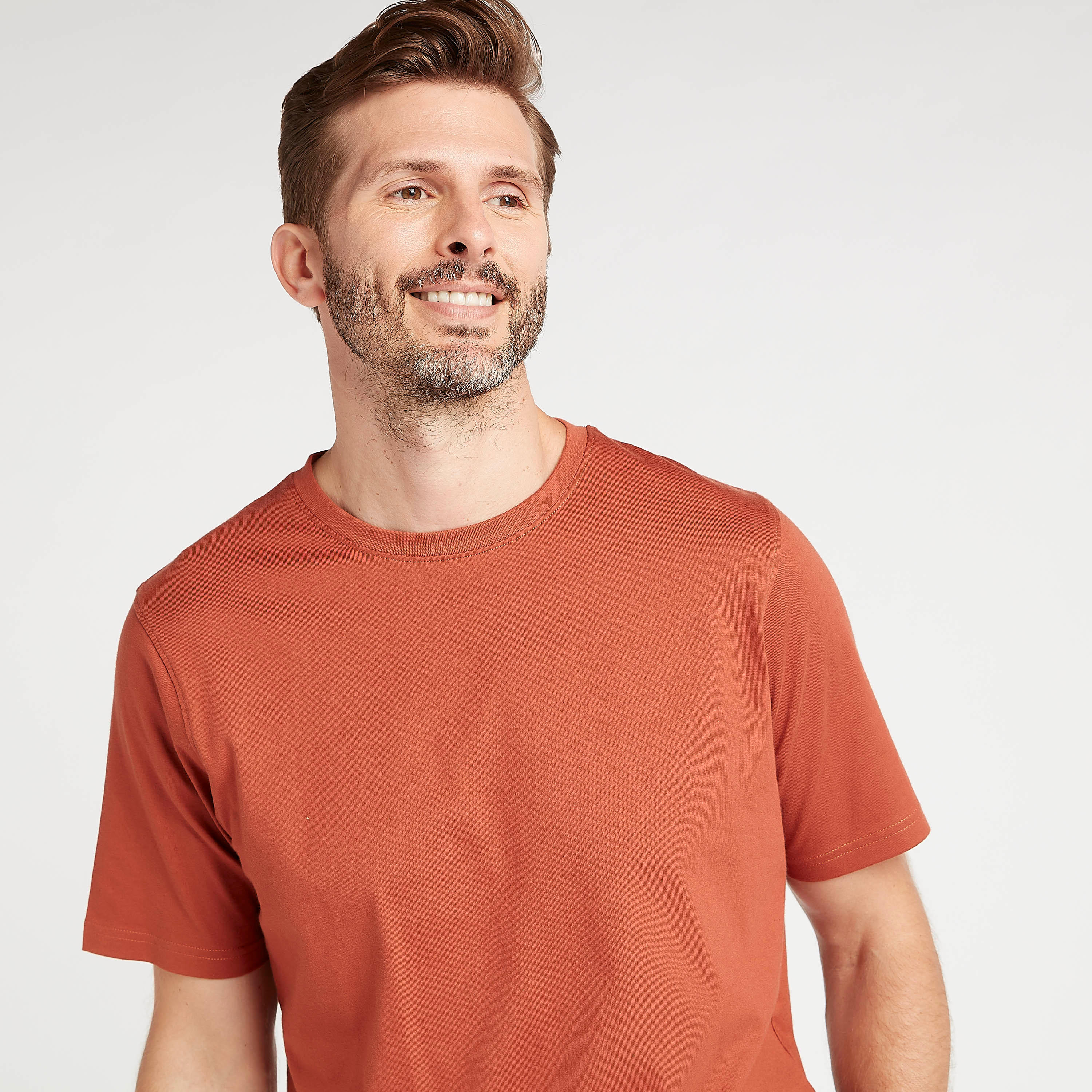 Solid Crew Neck T-shirt with Short Sleeves-men-clothing-tshirtsandpolos-tshirts-image-3