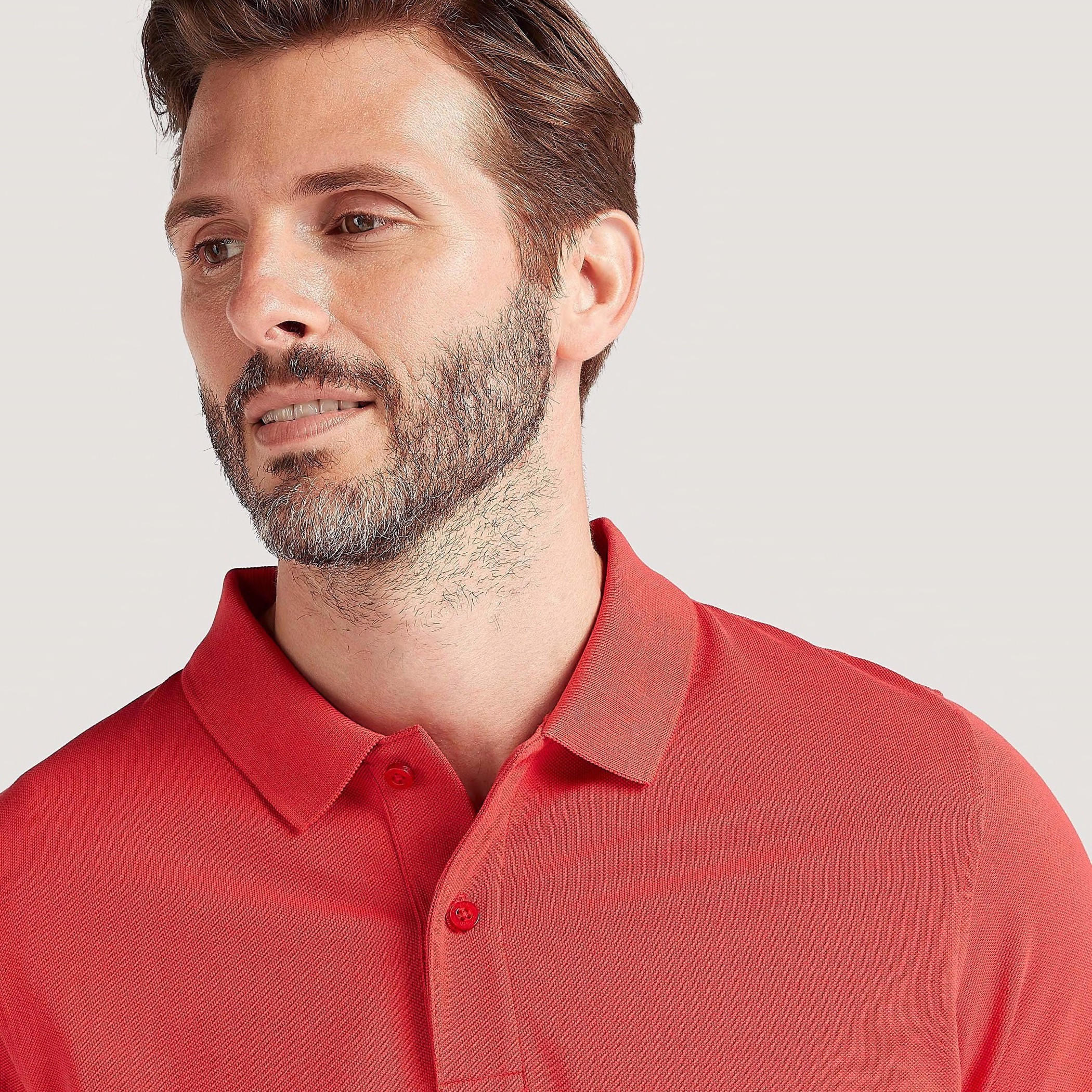 Solid Polo T-shirt with Short Sleeves-men-clothing-tshirtsandpolos-polos-image-5