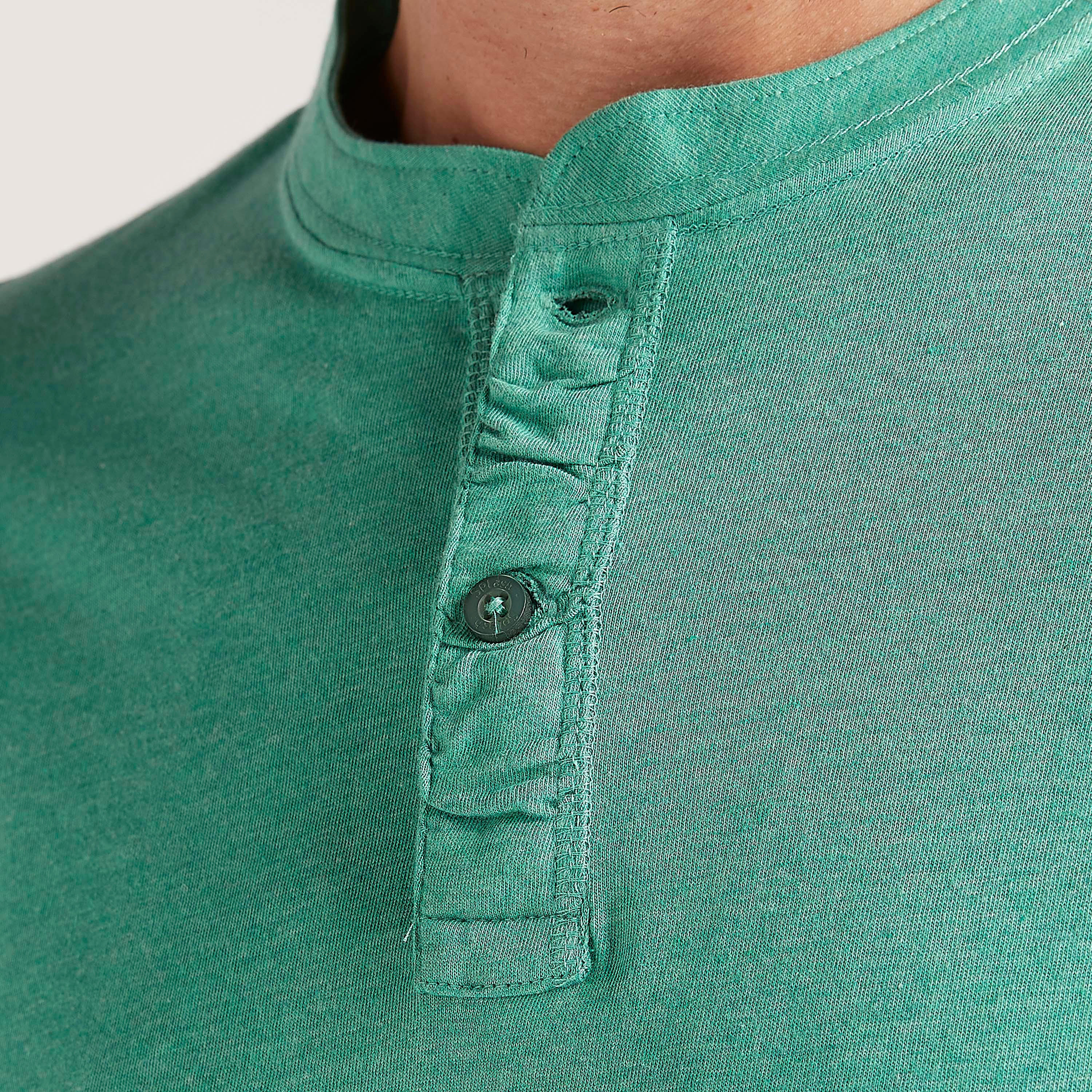 Solid Henley Neck T-shirt with Short Sleeves-men-clothing-tshirtsandpolos-tshirts-image-3