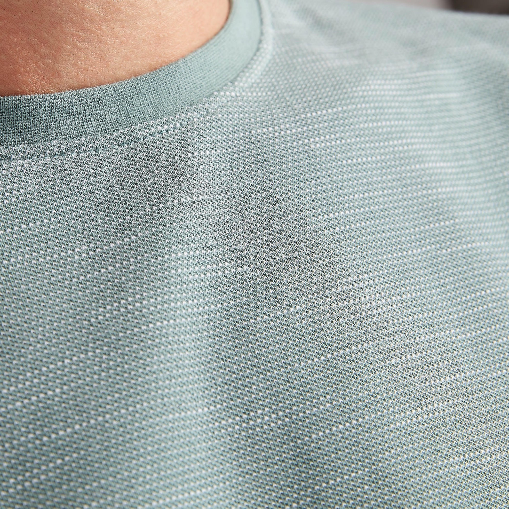 Textured Crew Neck T-shirt with Short Sleeves-men-clothing-tshirtsandpolos-tshirts-image-6