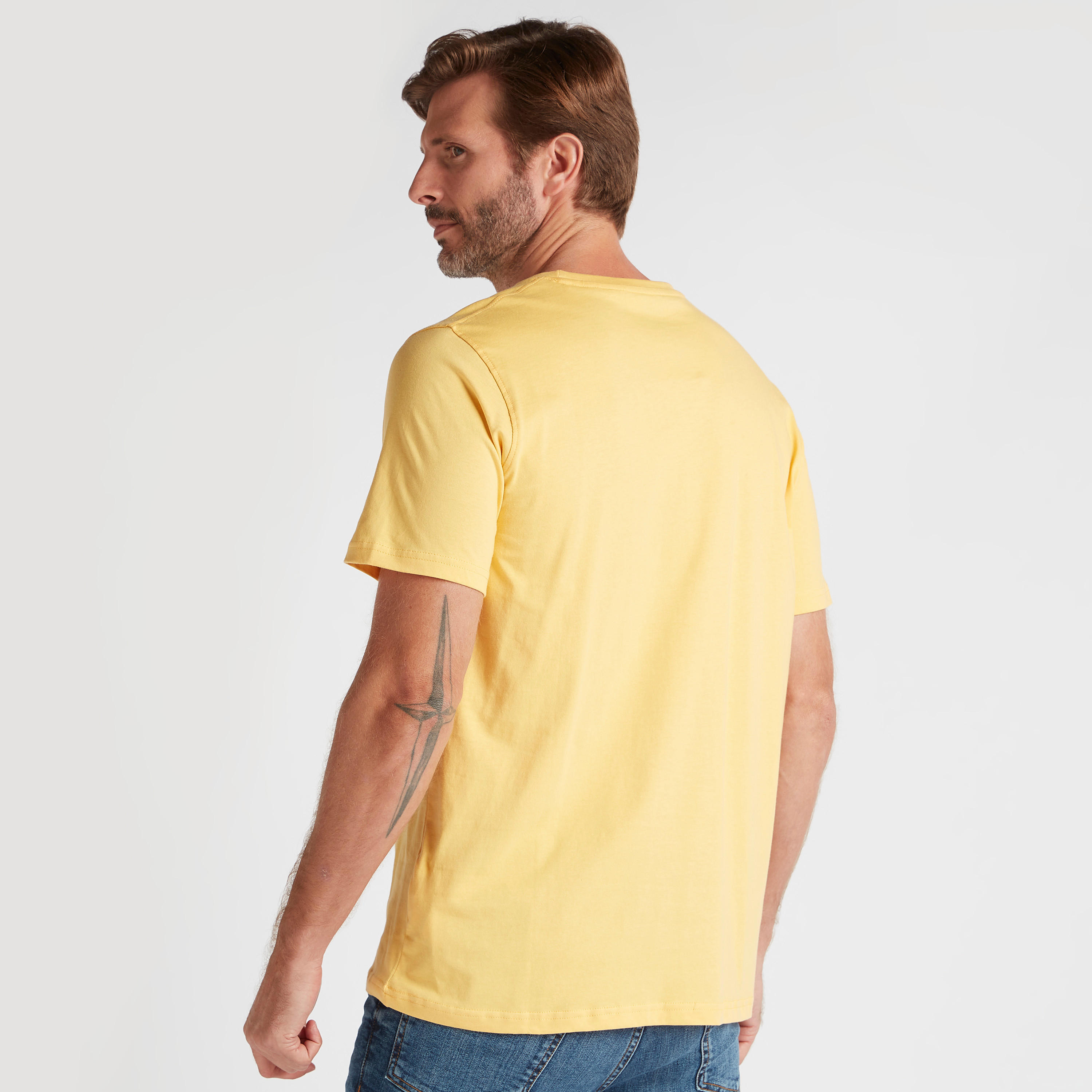 تيشيرت سادة بياقة ضيّقة وأكمام قصيرة-men-clothing-tshirtsandpolos-tshirts-image-4
