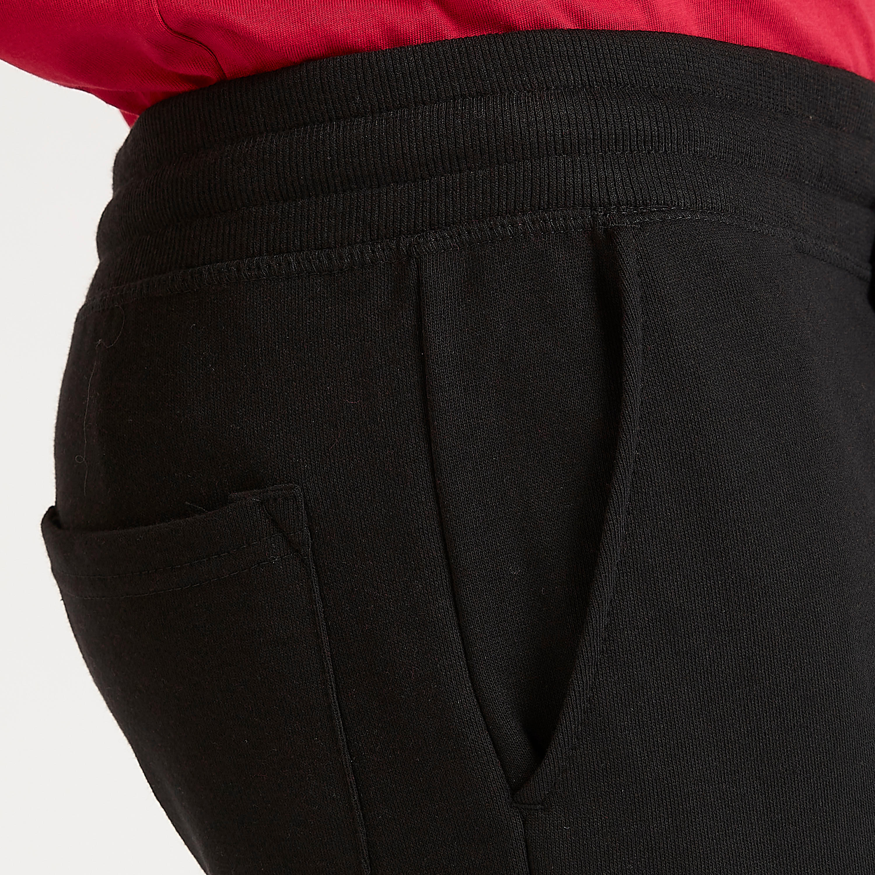 Solid Joggers with Pockets and Drawstring Closure-men-clothing-bottoms-joggers-image-5