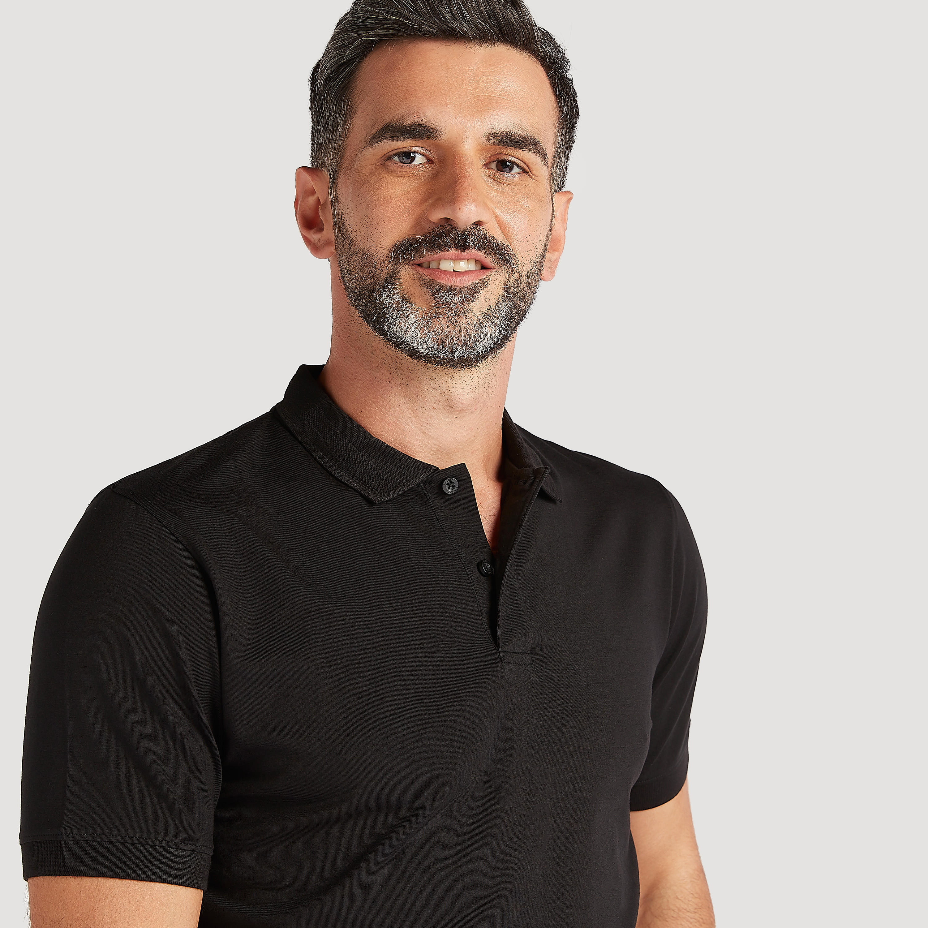 Solid Polo T-shirt with Short Sleeves-men-clothing-tshirtsandpolos-polos-image-3
