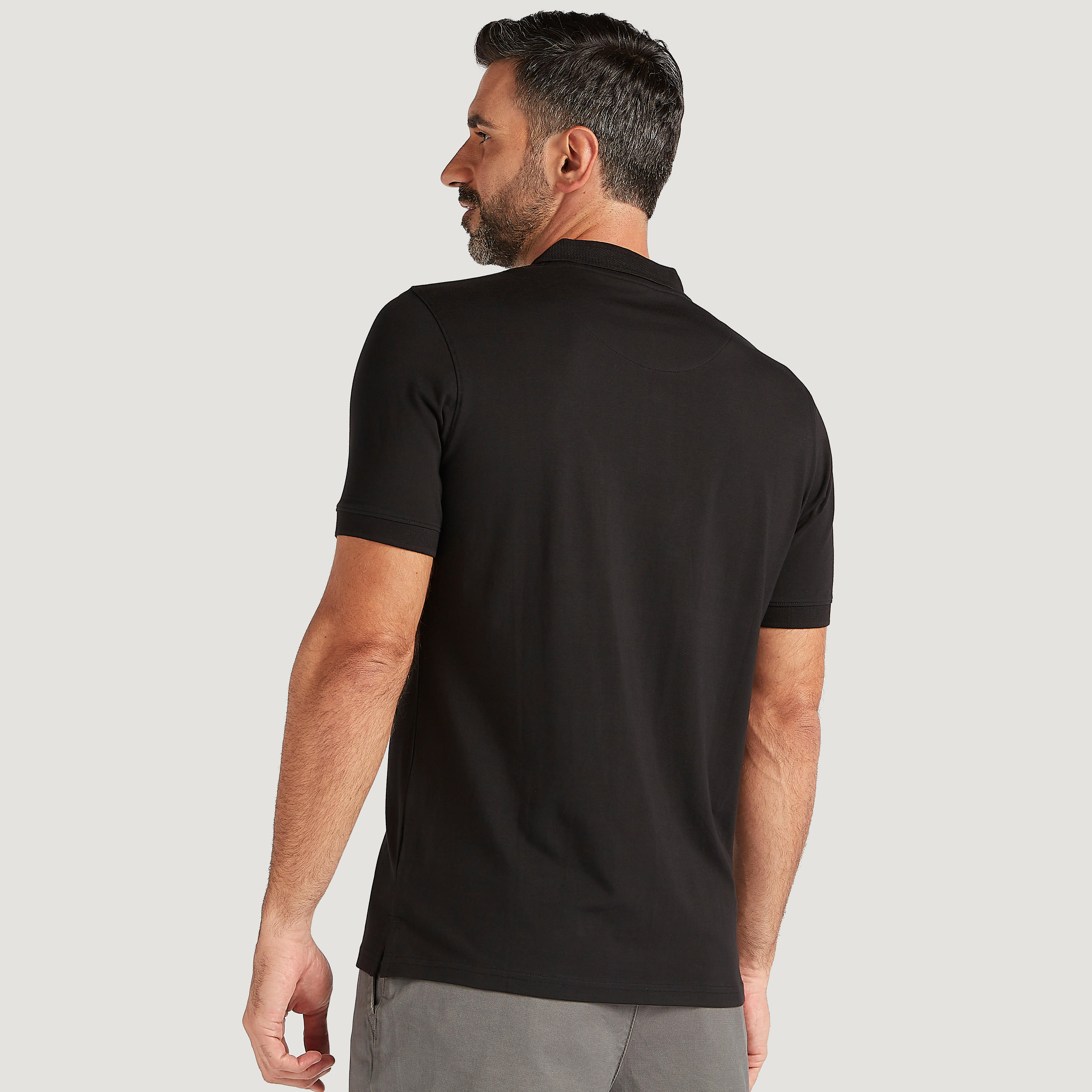 Solid Polo T-shirt with Short Sleeves-men-clothing-tshirtsandpolos-polos-image-4