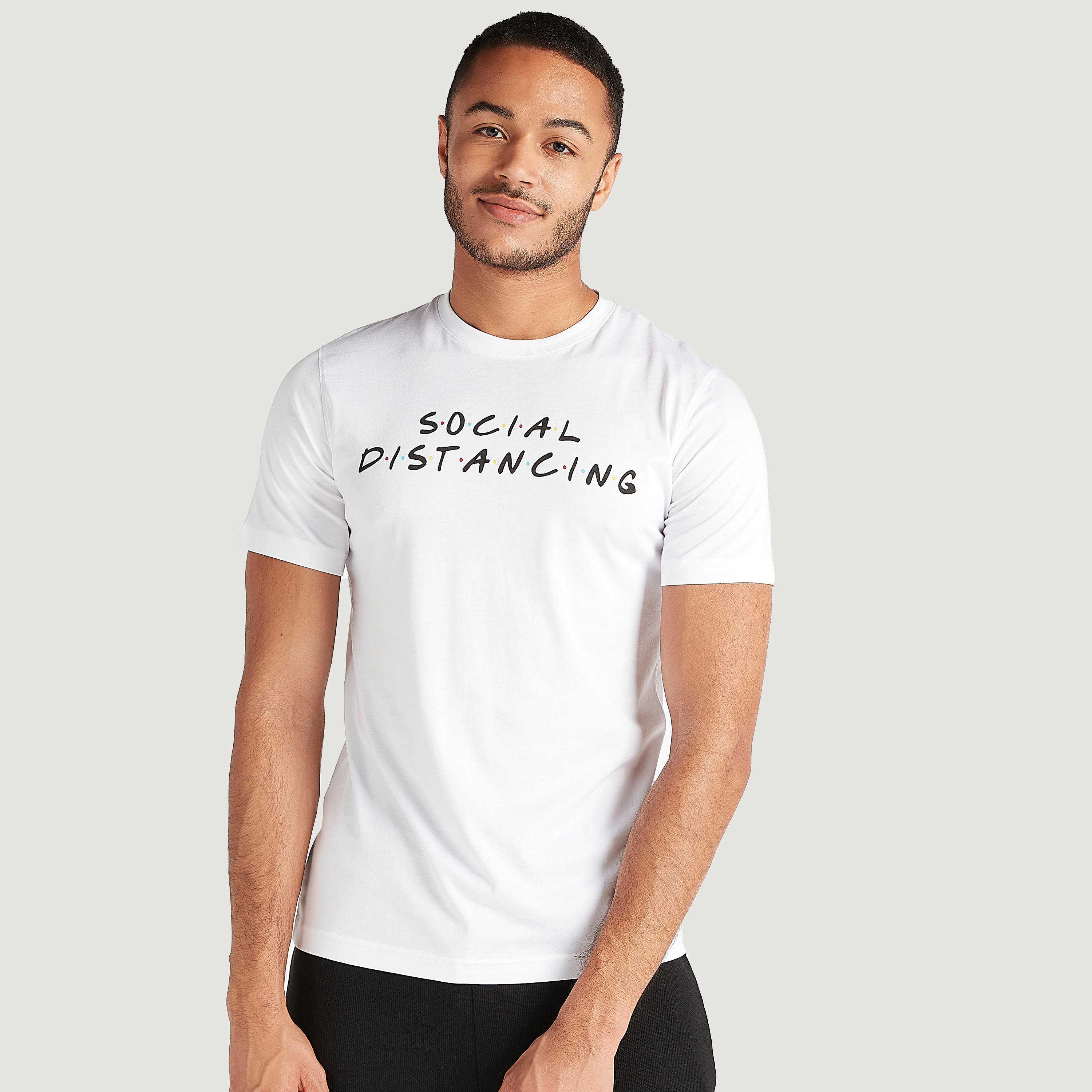 Printed T-shirt with Short Sleeves and Crew Neck-men-clothing-tshirtsandpolos-tshirts-image-1