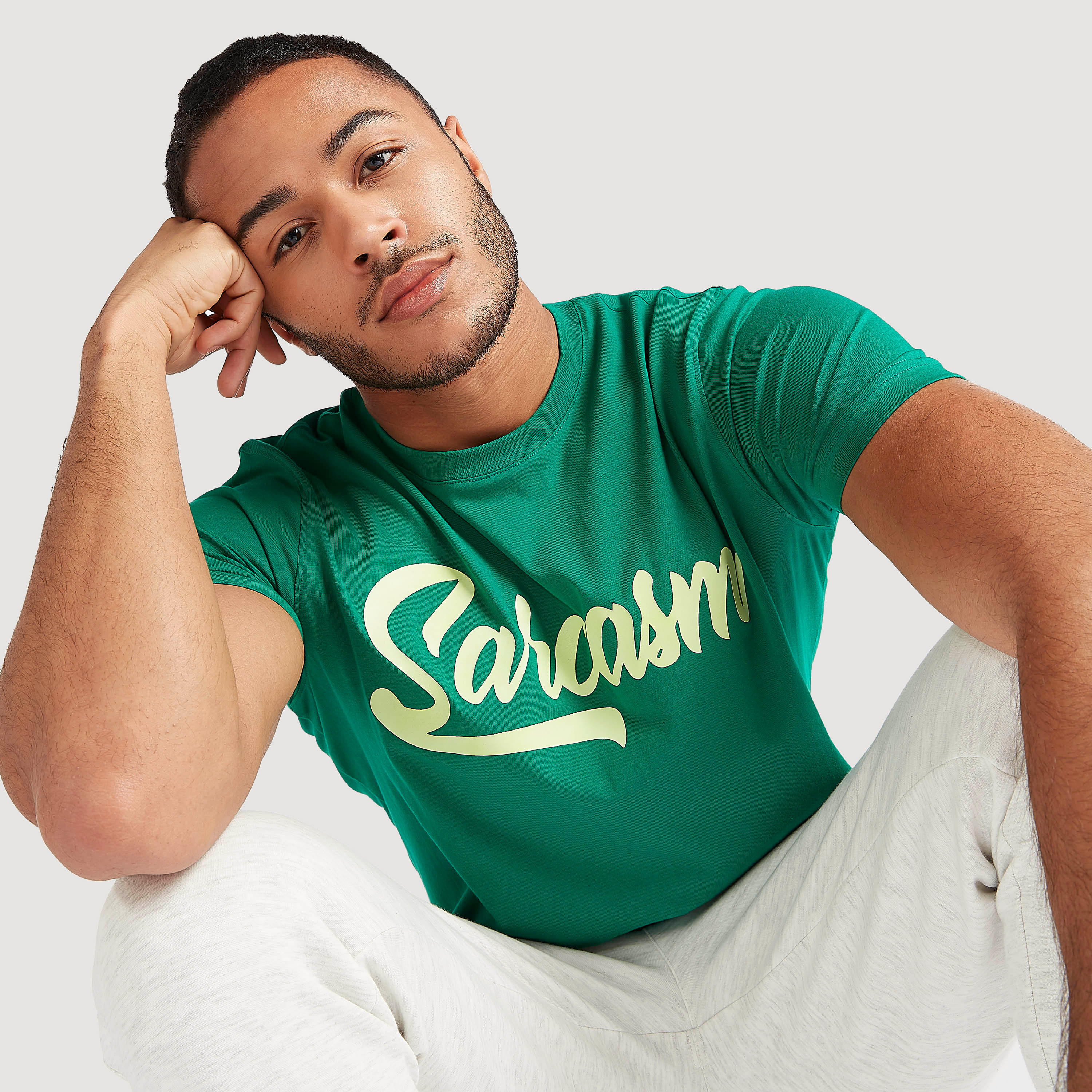 Printed T-shirt with Short Sleeves and Crew Neck-men-clothing-tshirtsandpolos-tshirts-image-5