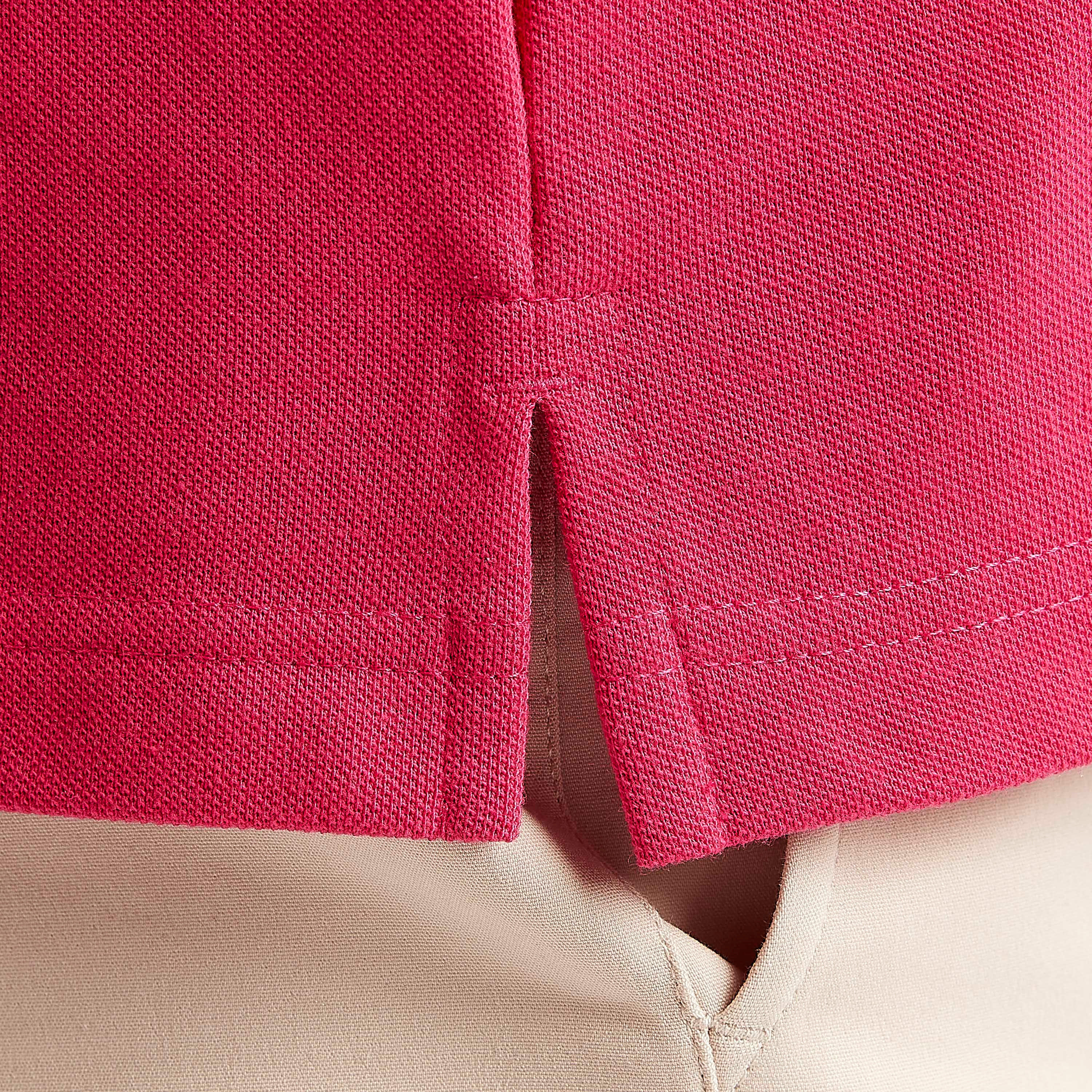 Solid Polo T-shirt with Short Sleeves-men-clothing-tshirtsandpolos-polos-image-3
