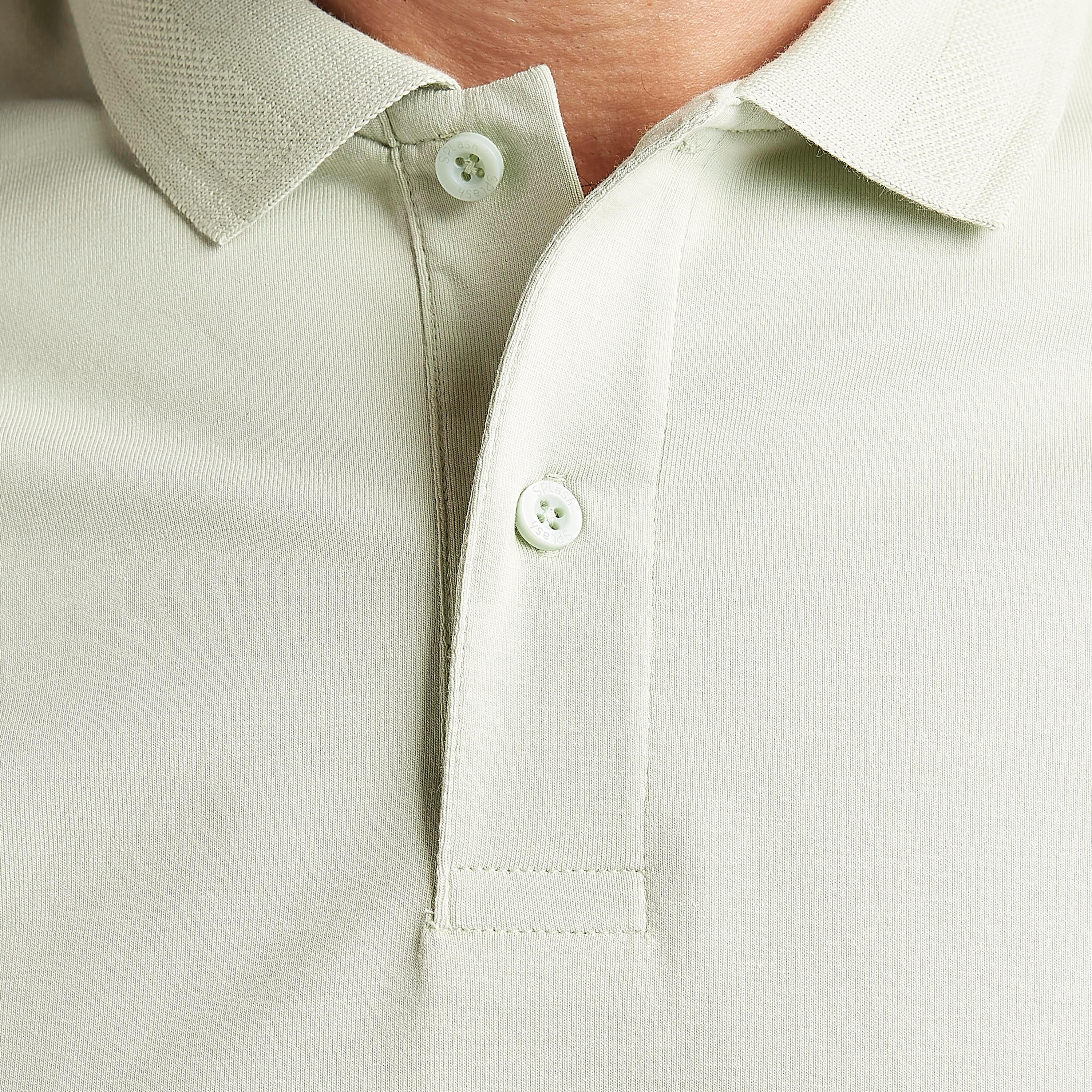Solid Polo T-shirt with Short Sleeves-men-clothing-tshirtsandpolos-polos-image-3