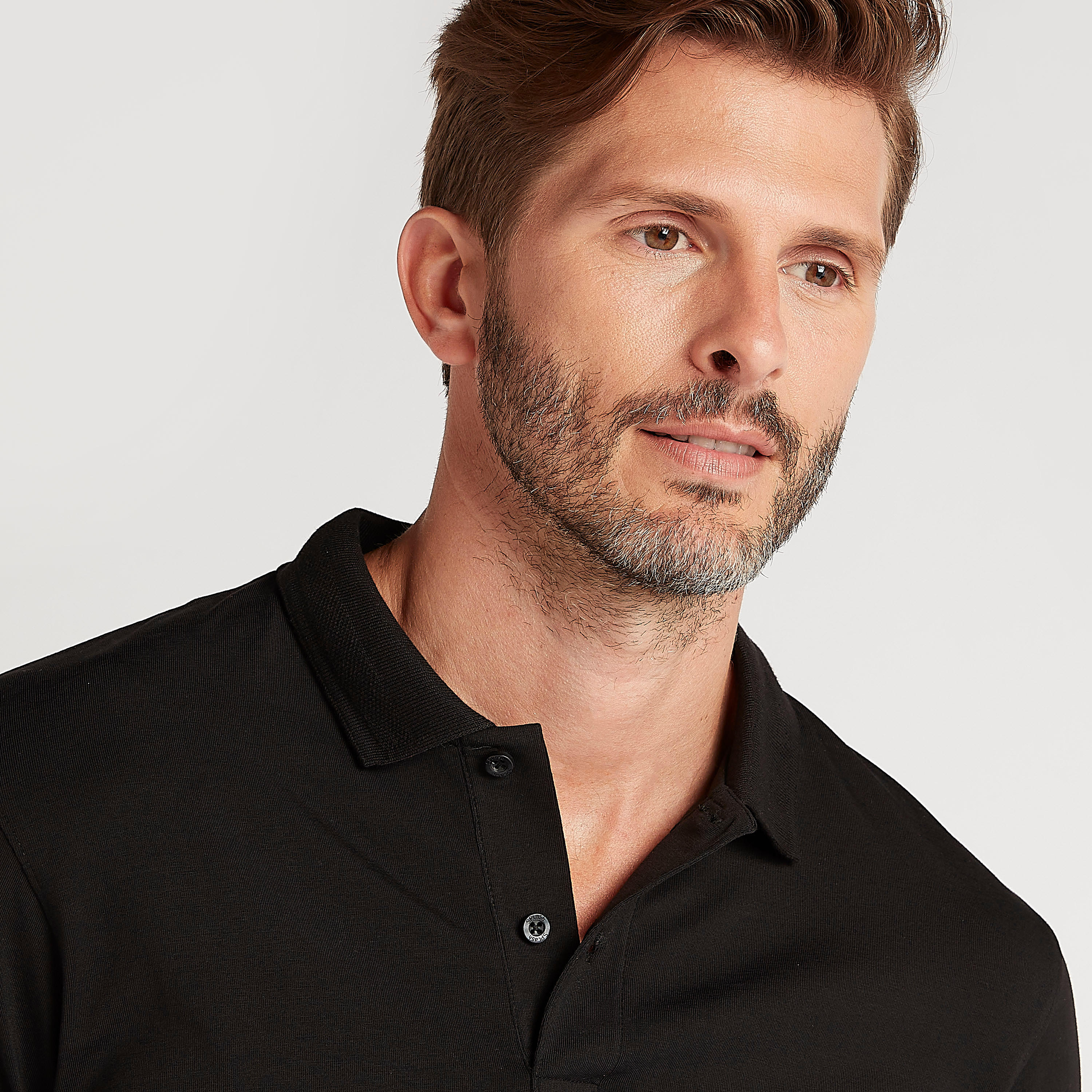 تيشيرت بولو سادة بأكمام قصيرة-men-clothing-tshirtsandpolos-polos-image-4