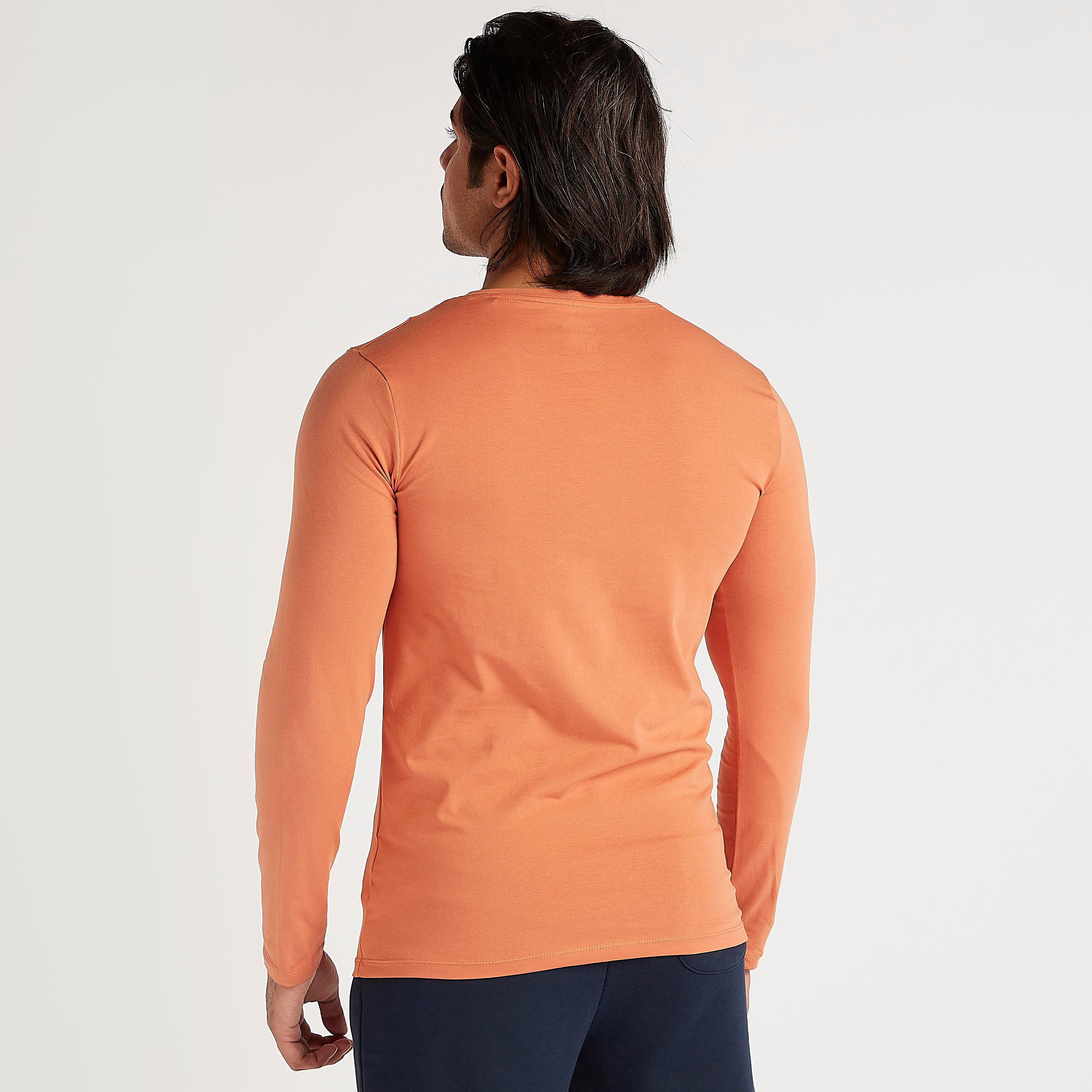 Solid T-shirt with Long Sleeves and Crew Neck-men-clothing-tshirtsandpolos-tshirts-image-4
