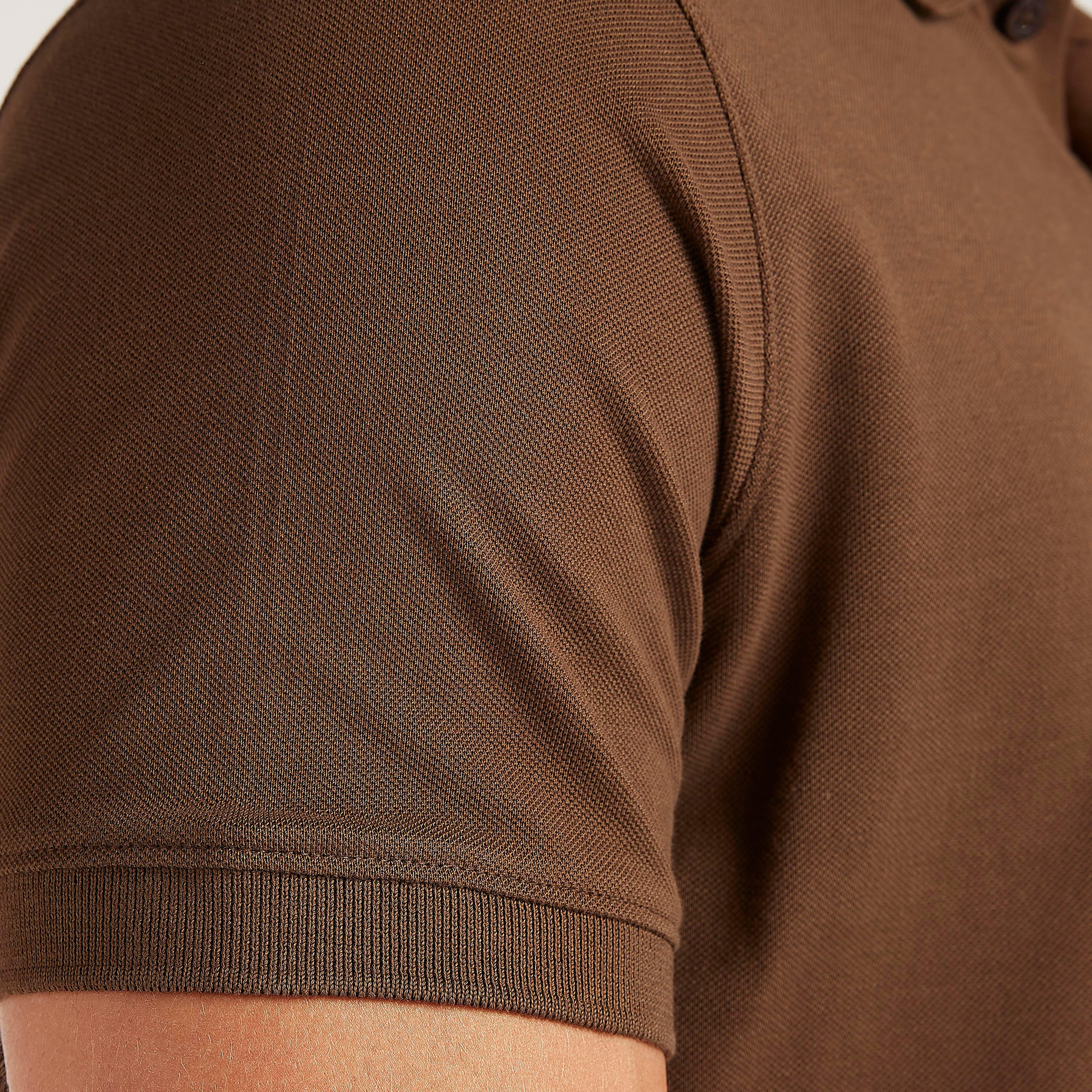 Solid Polo T-shirt with Short Sleeves-men-clothing-tshirtsandpolos-polos-image-4