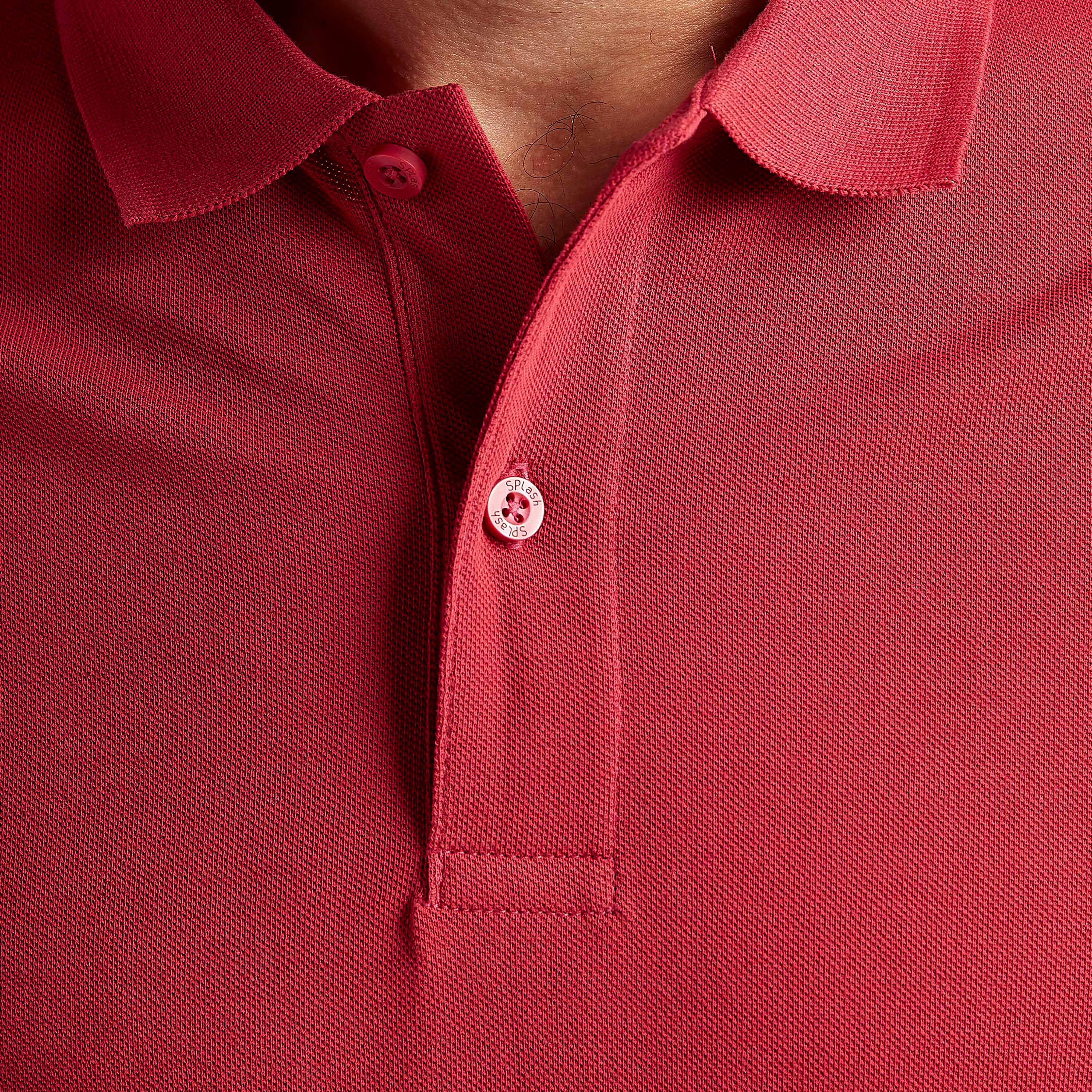 تيشيرت بولو سادة بأكمام قصيرة-men-clothing-tshirtsandpolos-polos-image-3