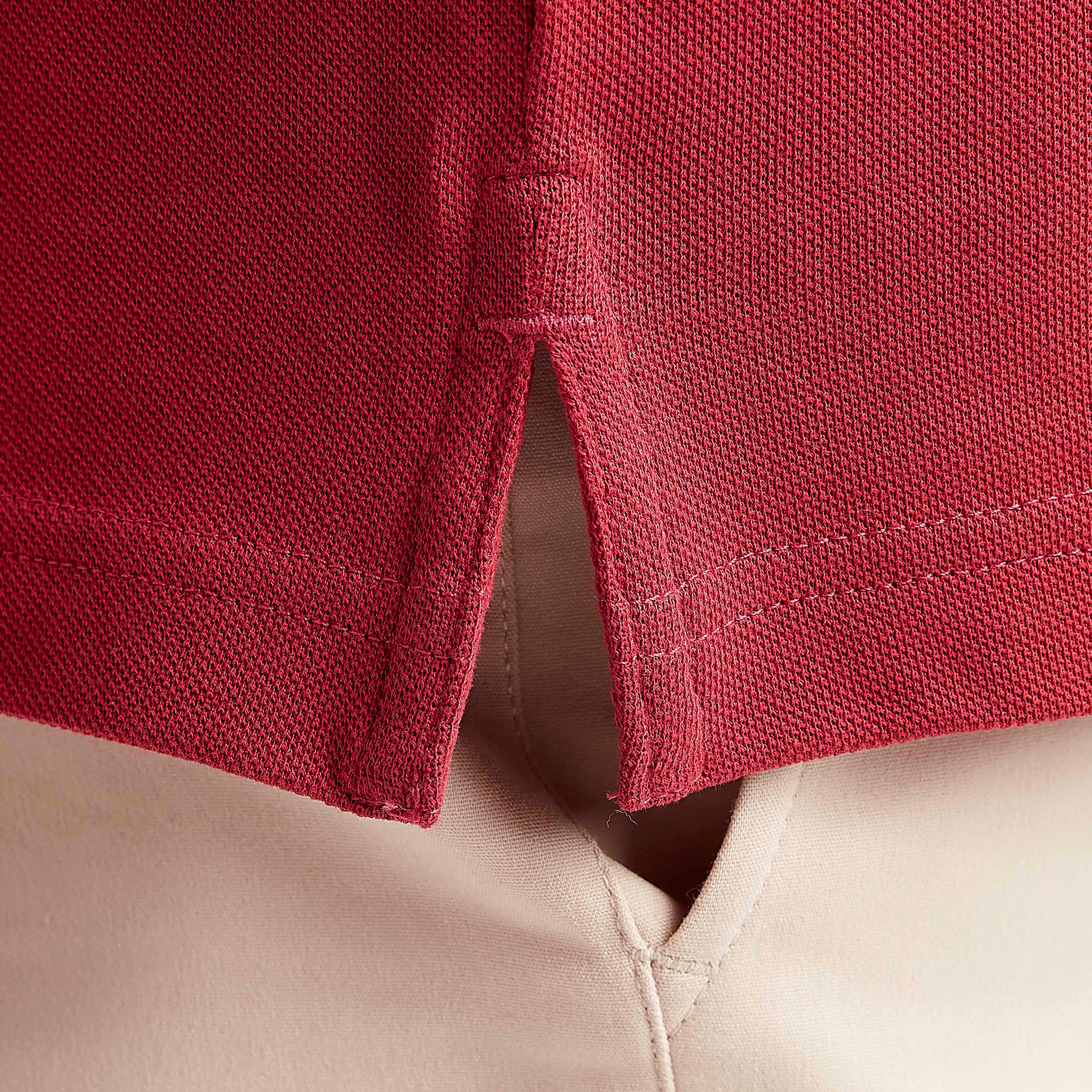 تيشيرت بولو سادة بأكمام قصيرة-men-clothing-tshirtsandpolos-polos-image-1