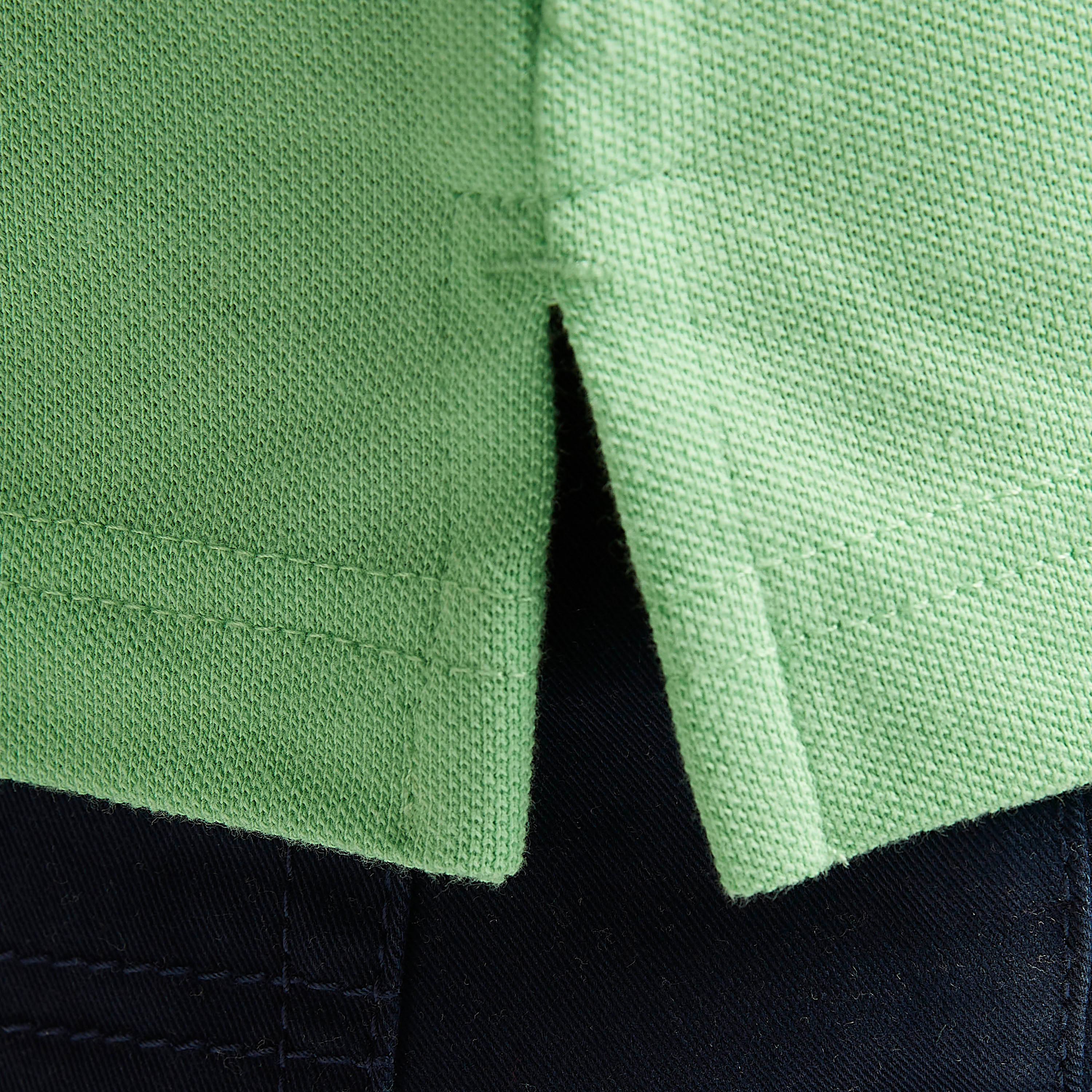 تيشيرت بولو سادة بأكمام قصيرة وتفاصيل خيوط بارزة-men-clothing-tshirtsandpolos-polos-image-1