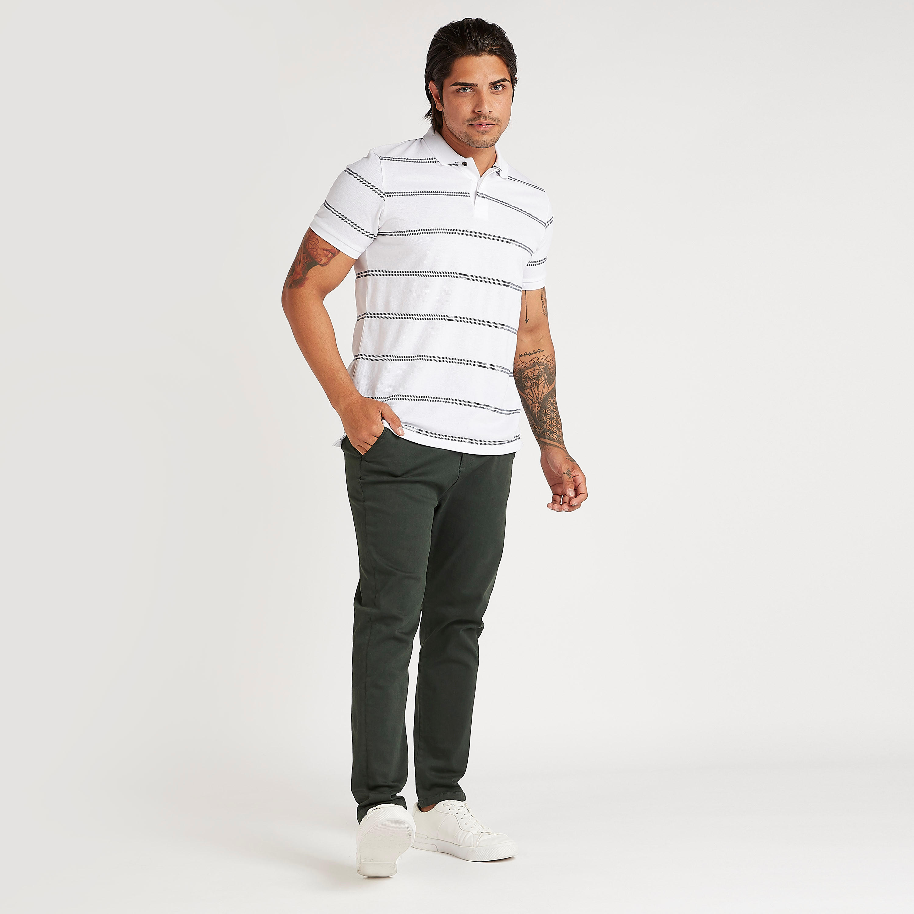 تيشيرت بولو مخطّط بأكمام قصيرة-men-clothing-tshirtsandpolos-polos-image-5