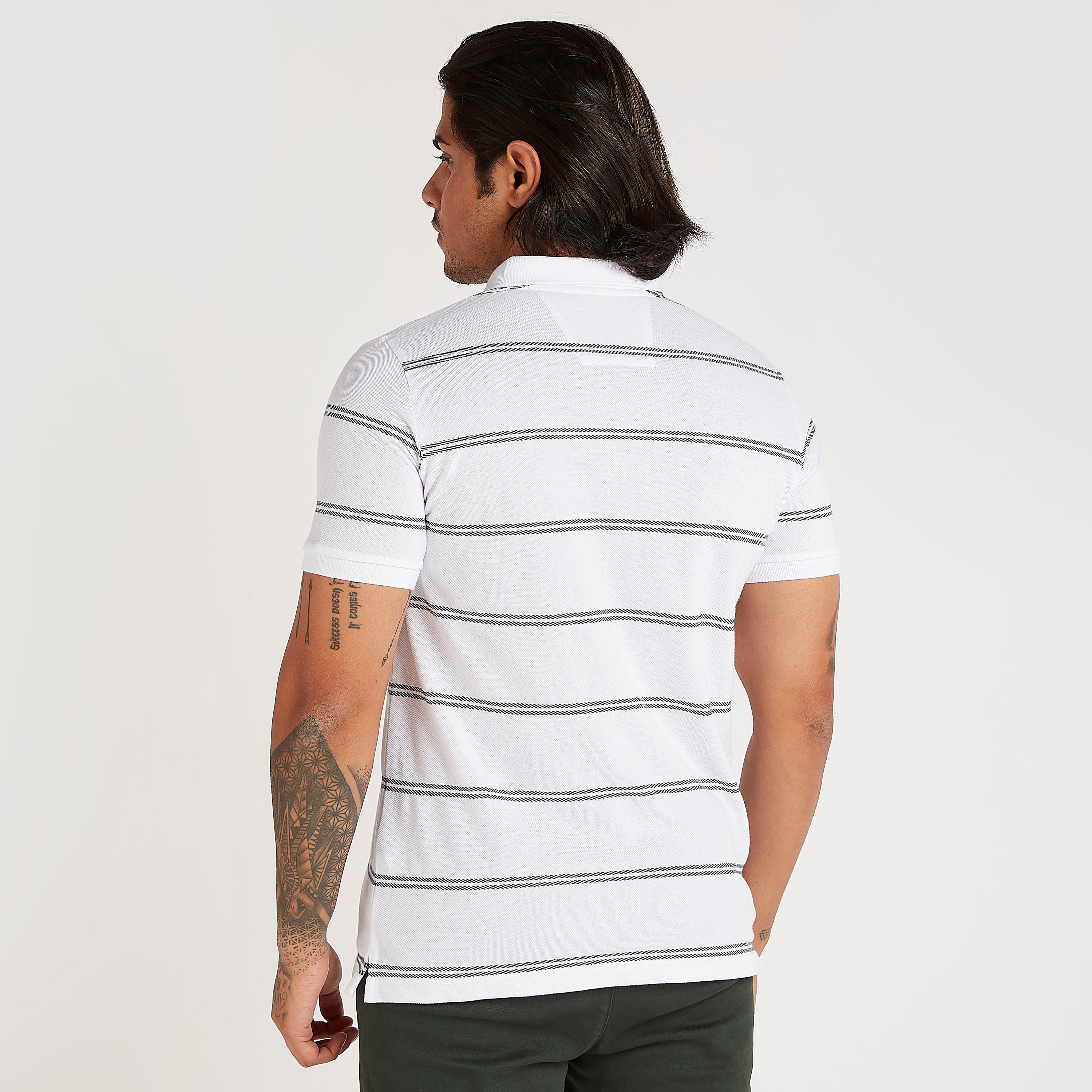تيشيرت بولو مخطّط بأكمام قصيرة-men-clothing-tshirtsandpolos-polos-image-3