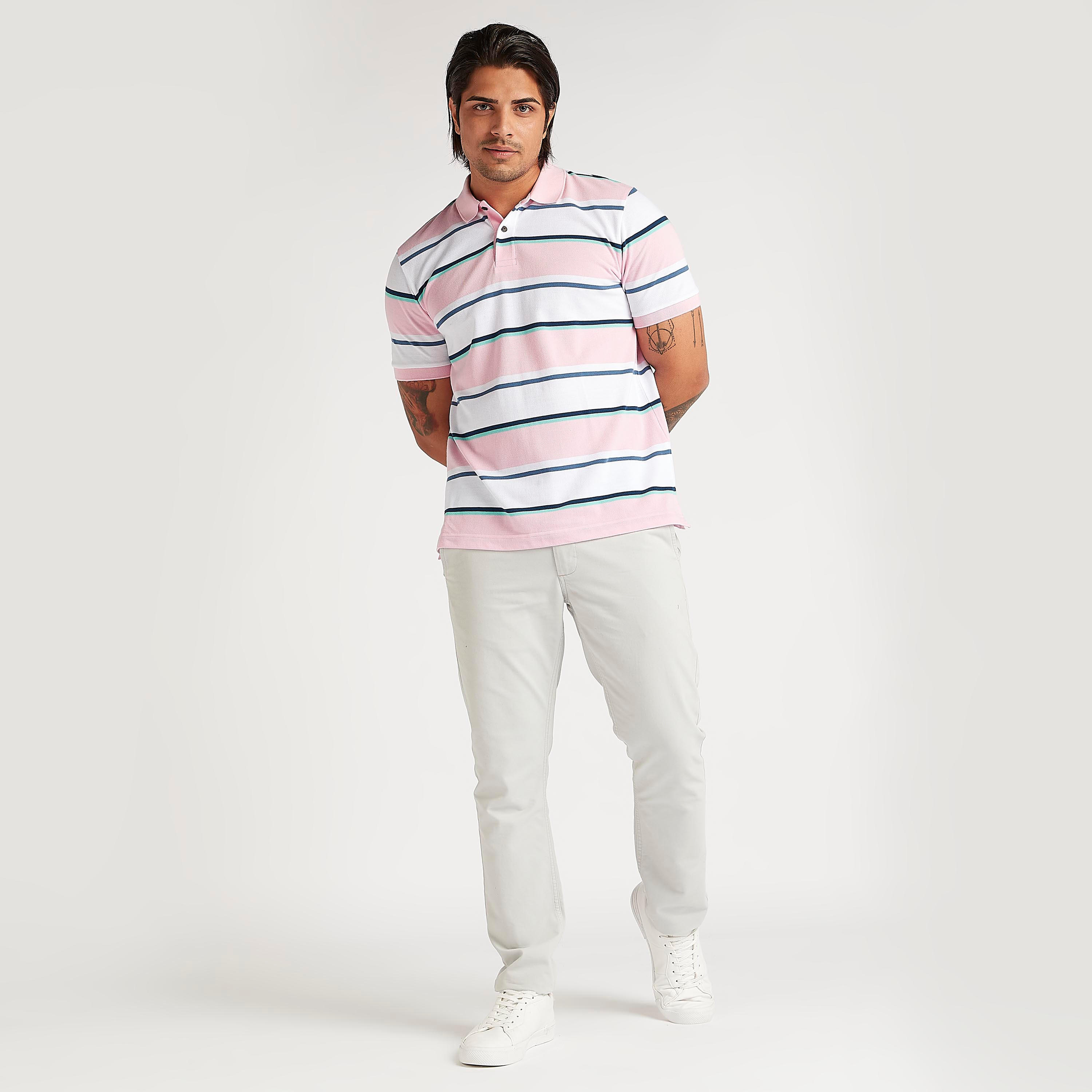 تيشيرت بولو مخطّط بأكمام قصيرة-men-clothing-tshirtsandpolos-polos-image-6