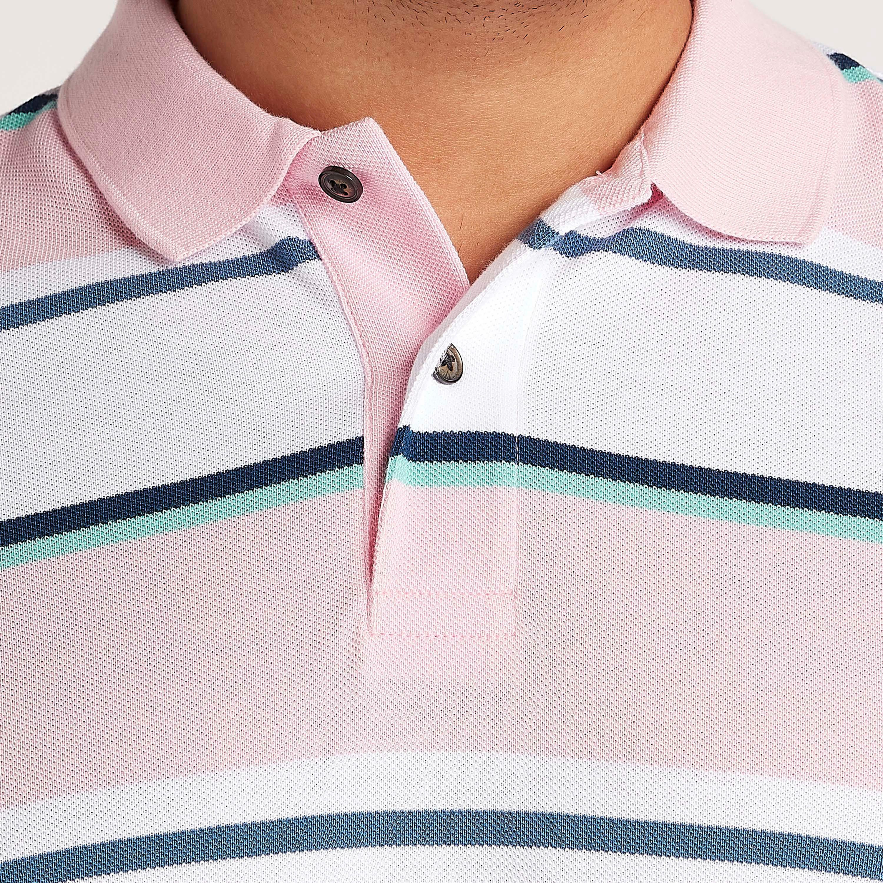 تيشيرت بولو مخطّط بأكمام قصيرة-men-clothing-tshirtsandpolos-polos-image-5