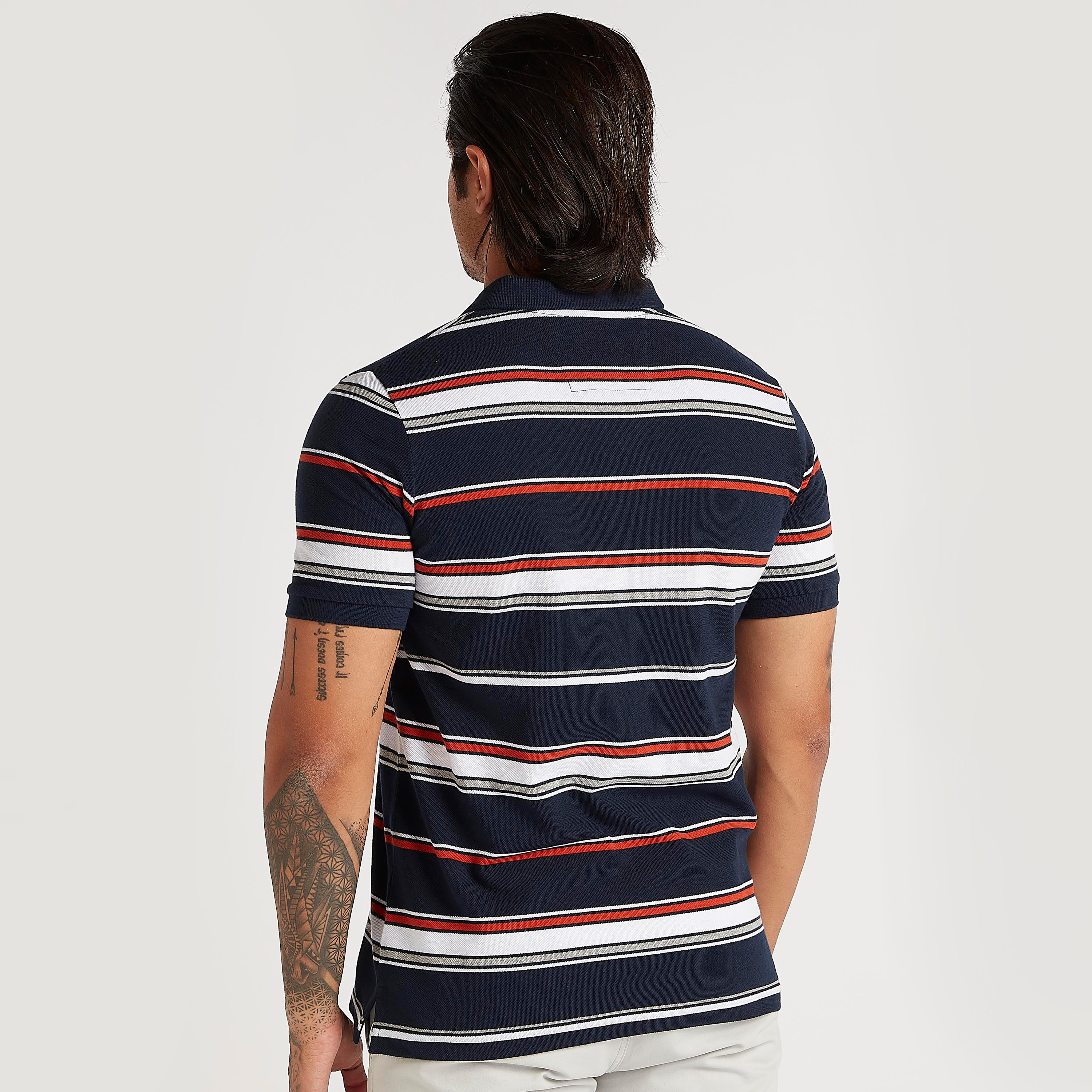 تيشيرت بولو مخطّط بأكمام قصيرة-men-clothing-tshirtsandpolos-polos-image-4