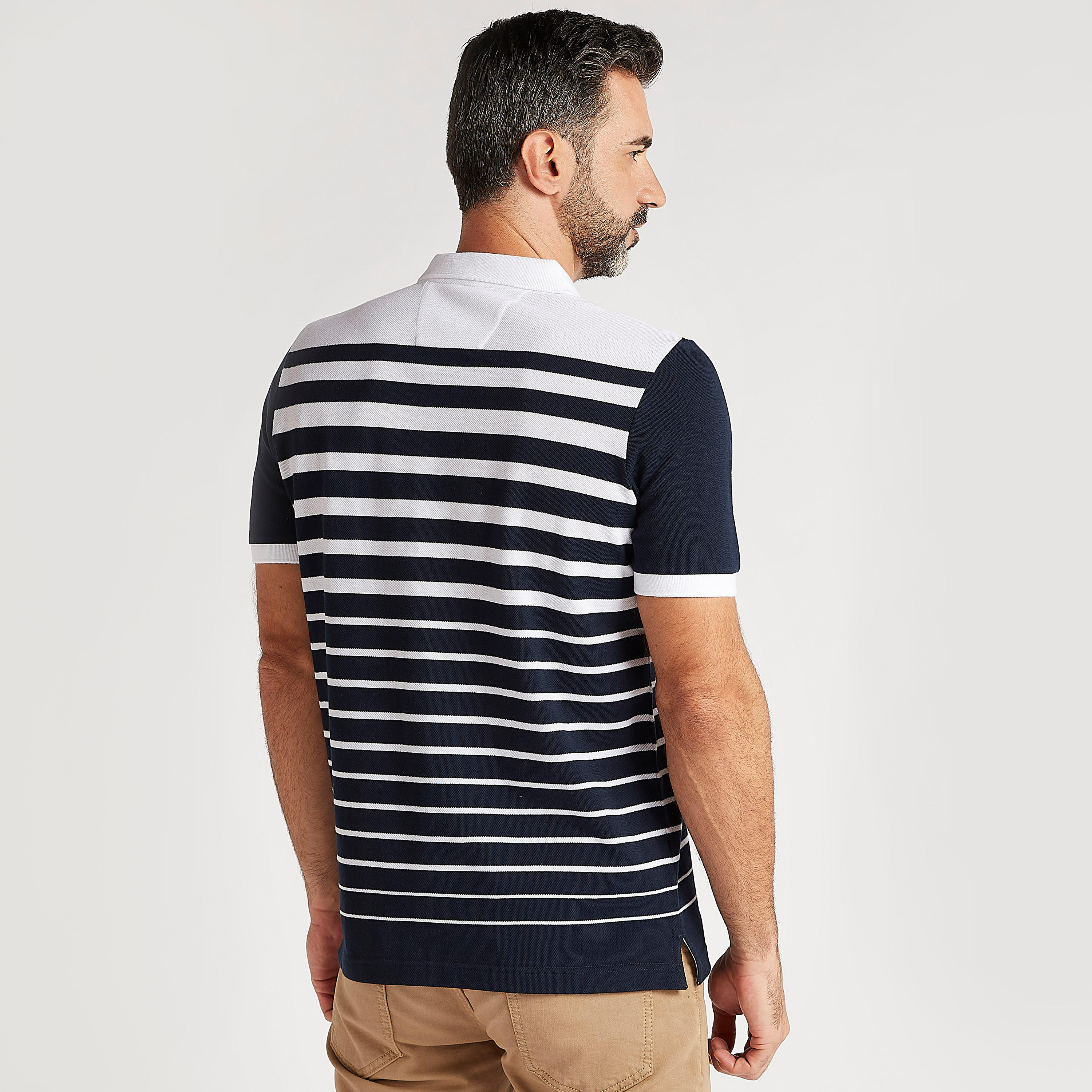 تيشيرت بولو مخطّط بأكمام قصيرة-men-clothing-tshirtsandpolos-polos-image-4