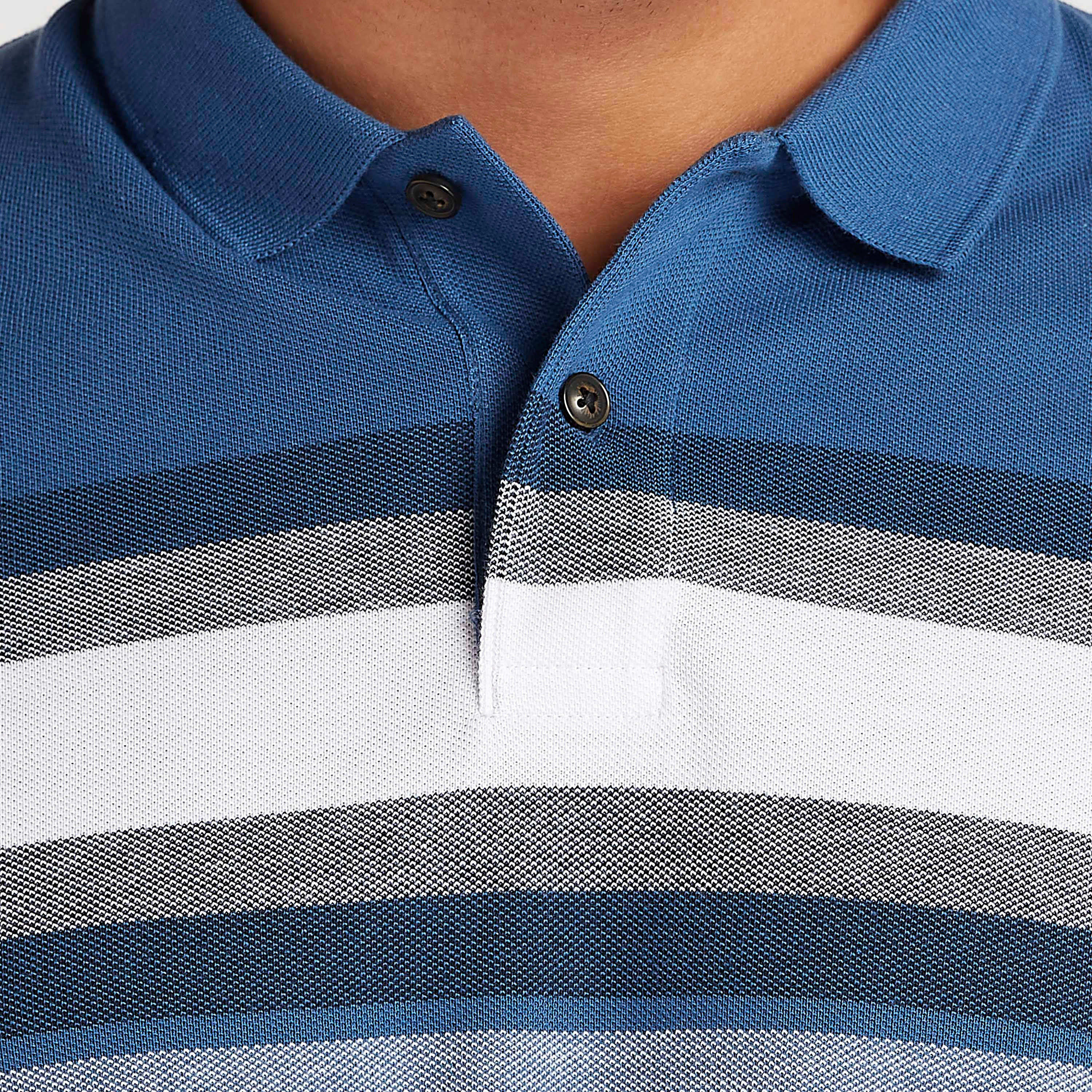 Striped Polo T-shirt with Short Sleeves-men-clothing-tshirtsandpolos-polos-image-3