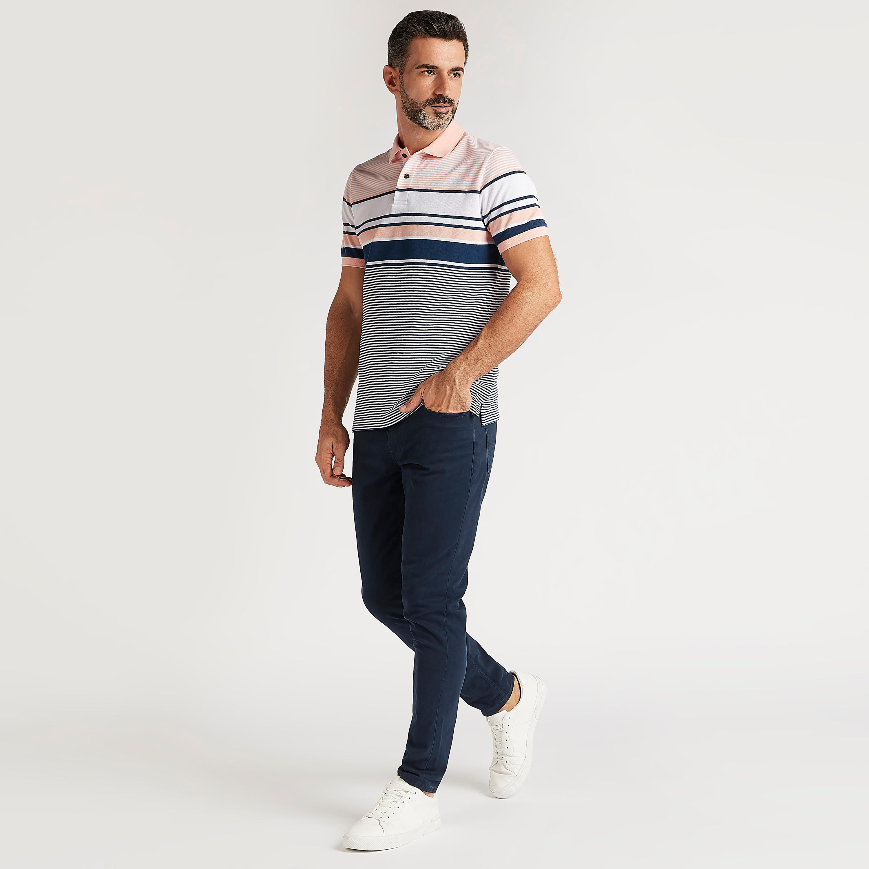 تيشيرت بولو مخطّط بأكمام قصيرة-men-clothing-tshirtsandpolos-polos-image-6