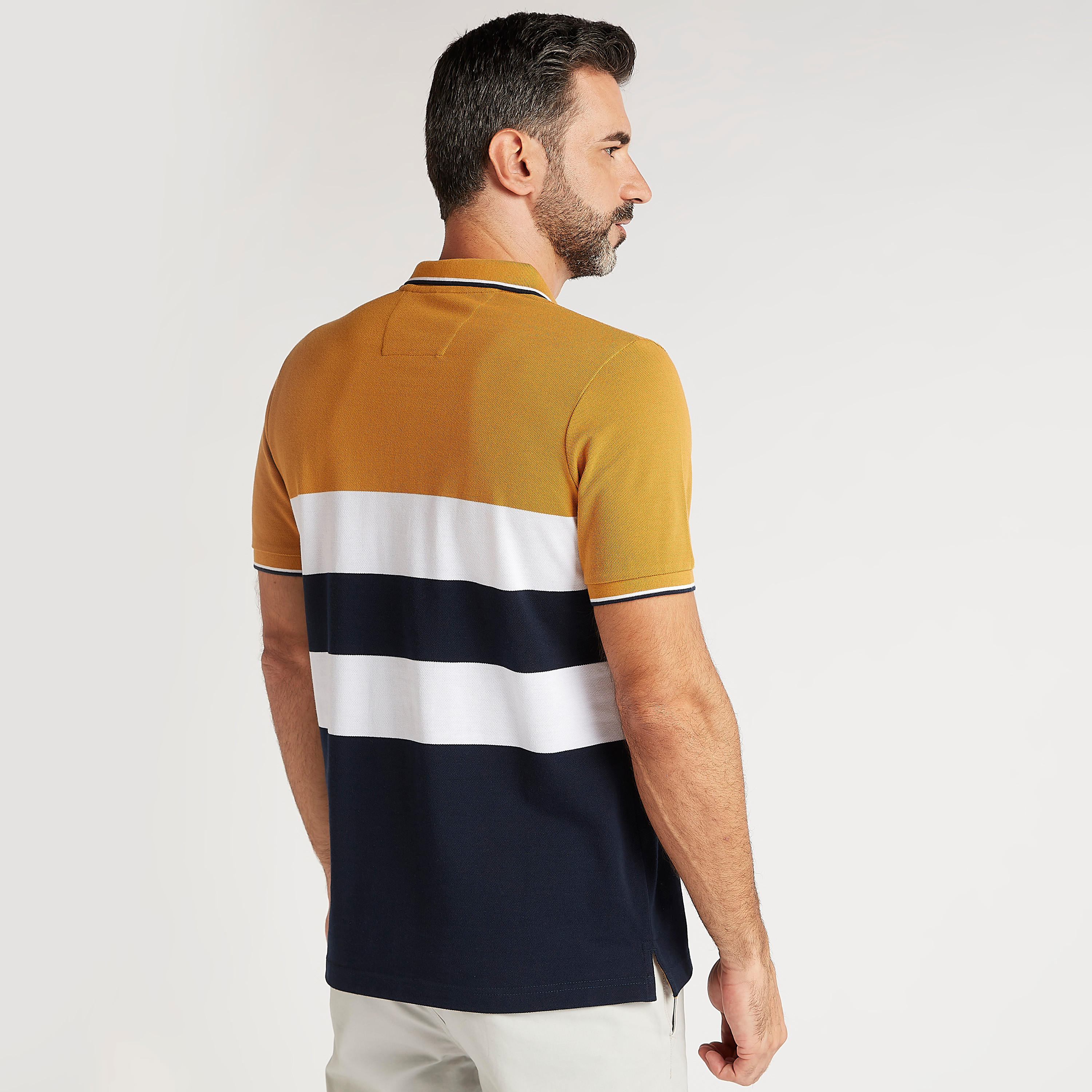 تيشيرت بولو مخطّط بأكمام قصيرة-men-clothing-tshirtsandpolos-polos-image-4
