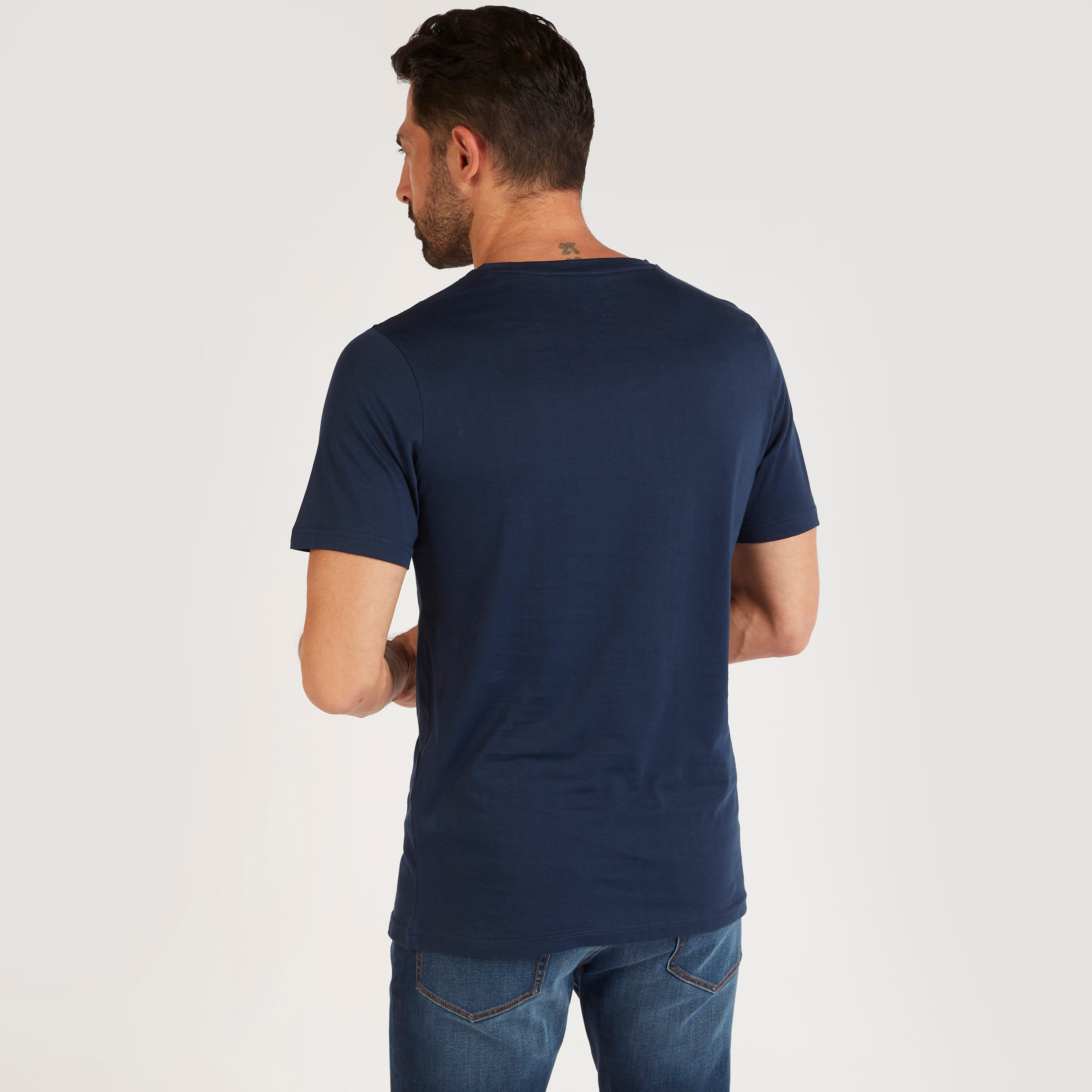 Printed T-shirt with Short Sleeves and Crew Neck-men-clothing-tshirtsandpolos-tshirts-image-4