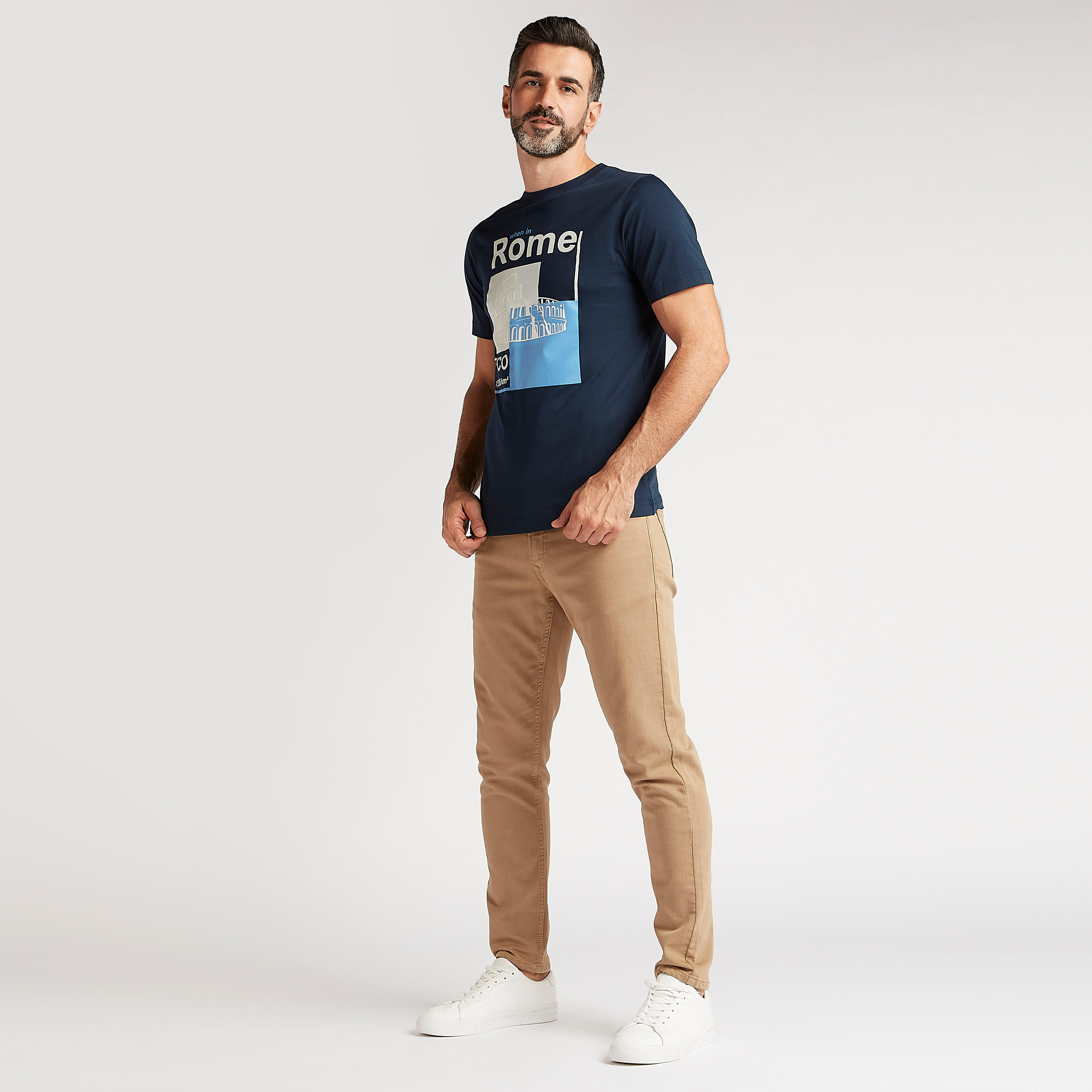 Printed Regular Fit Crew Neck T-shirt with Short Sleeves-men-clothing-tshirtsandpolos-tshirts-image-2