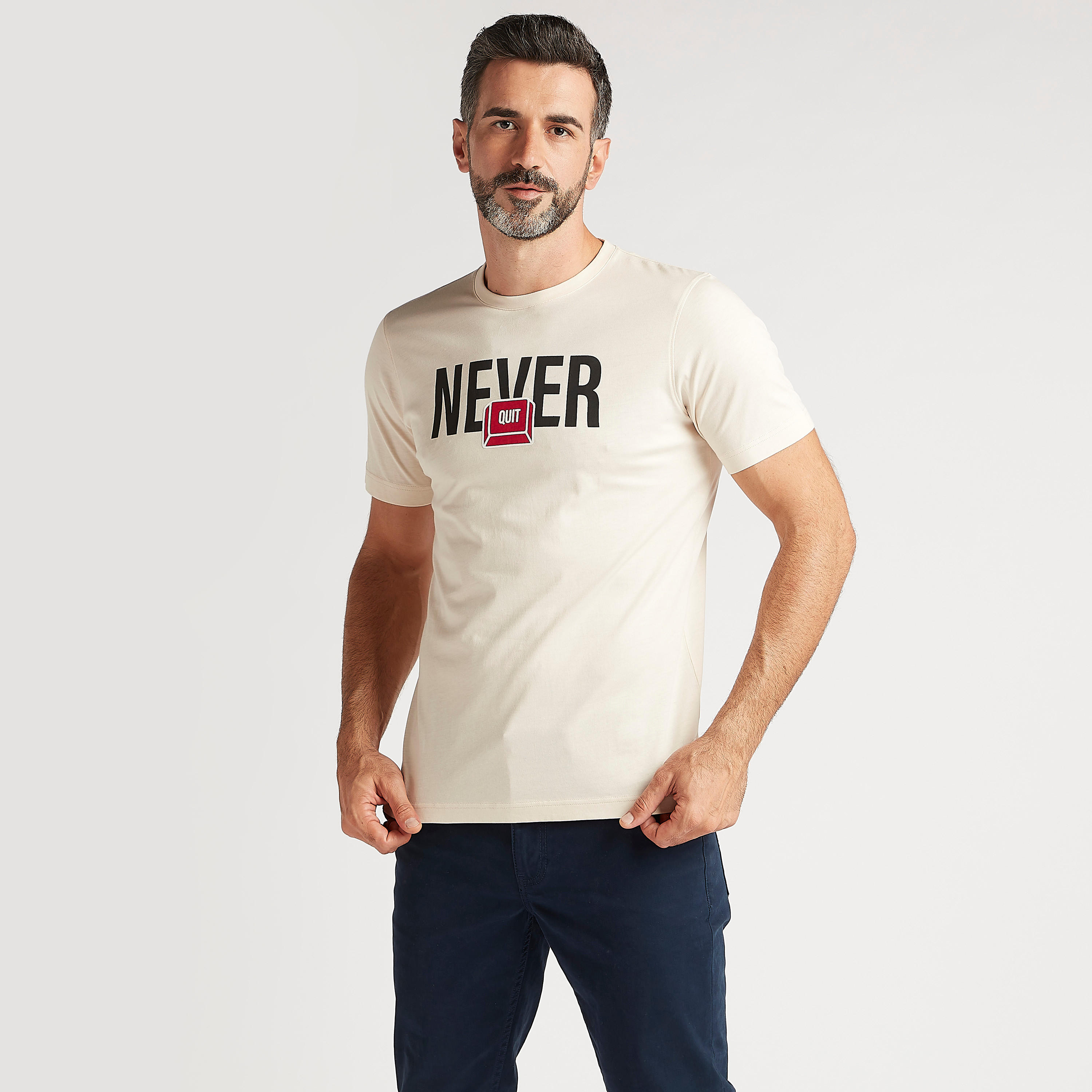 Printed Regular Fit Crew Neck T-shirt with Short Sleeves-men-clothing-tshirtsandpolos-tshirts-image-1