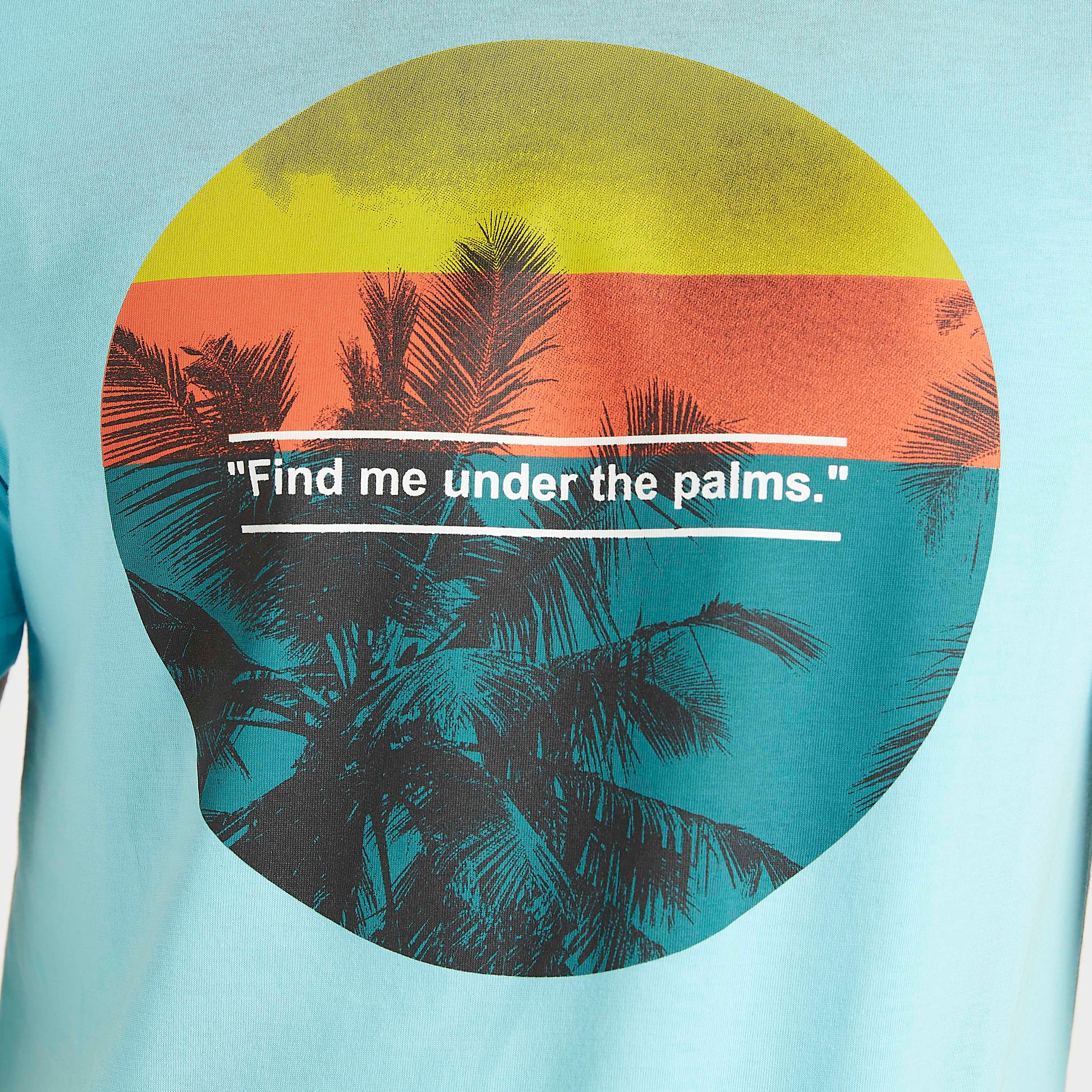 Printed T-shirt with Short Sleeves and Crew Neck-men-clothing-tshirtsandpolos-tshirts-image-3