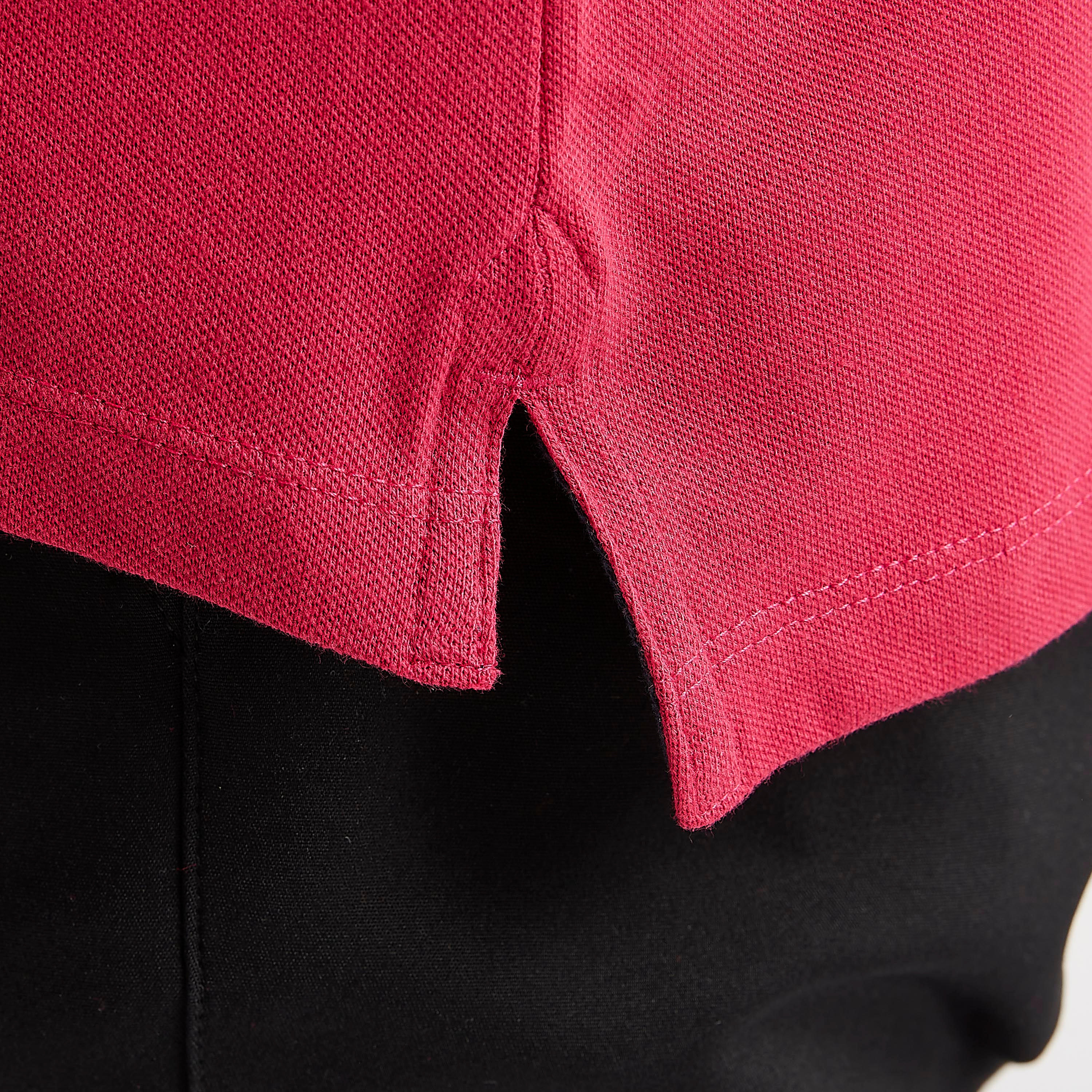 Textured Polo T-shirt with Collar and Short Sleeves-men-clothing-tshirtsandpolos-polos-image-7
